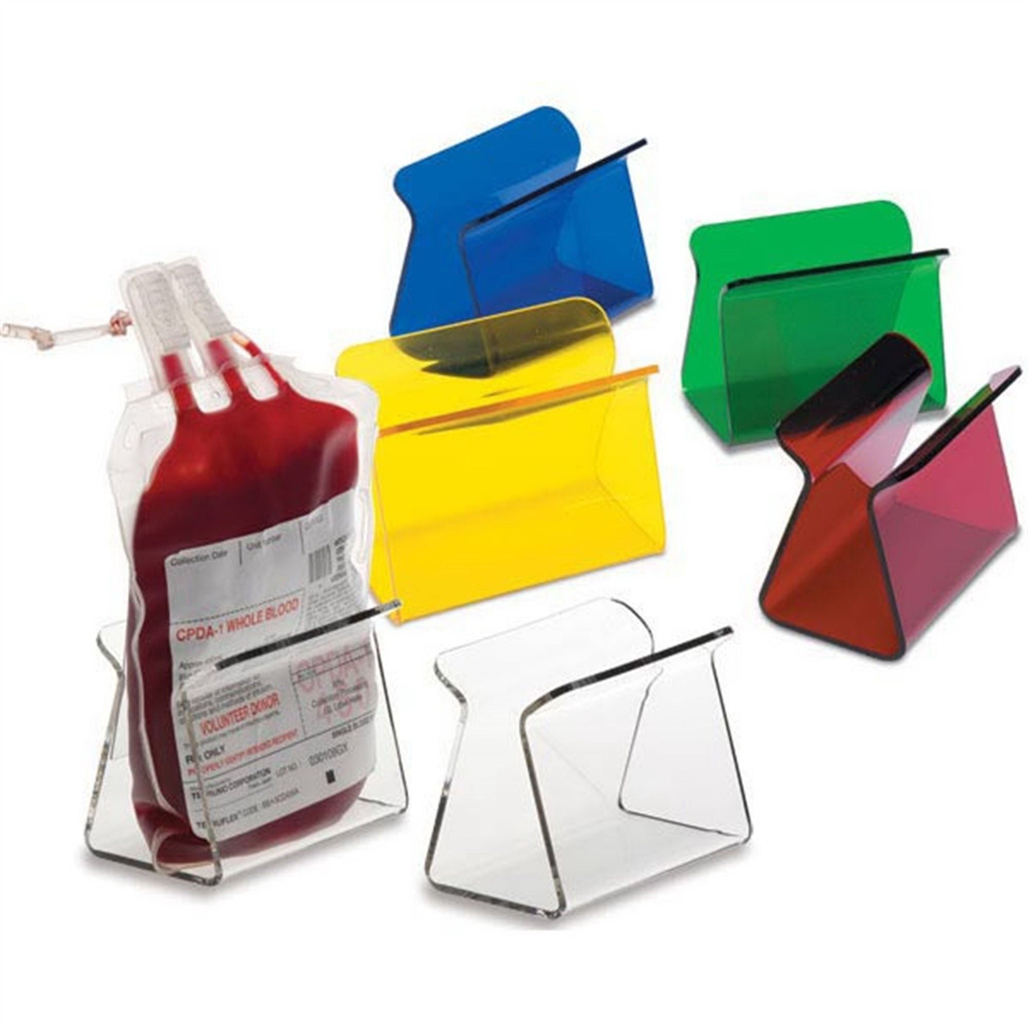 Market Lab Inc - 9615-CL Blood Unit Boot Stand 2.375 X 3.125 X 4 Inch, Clear