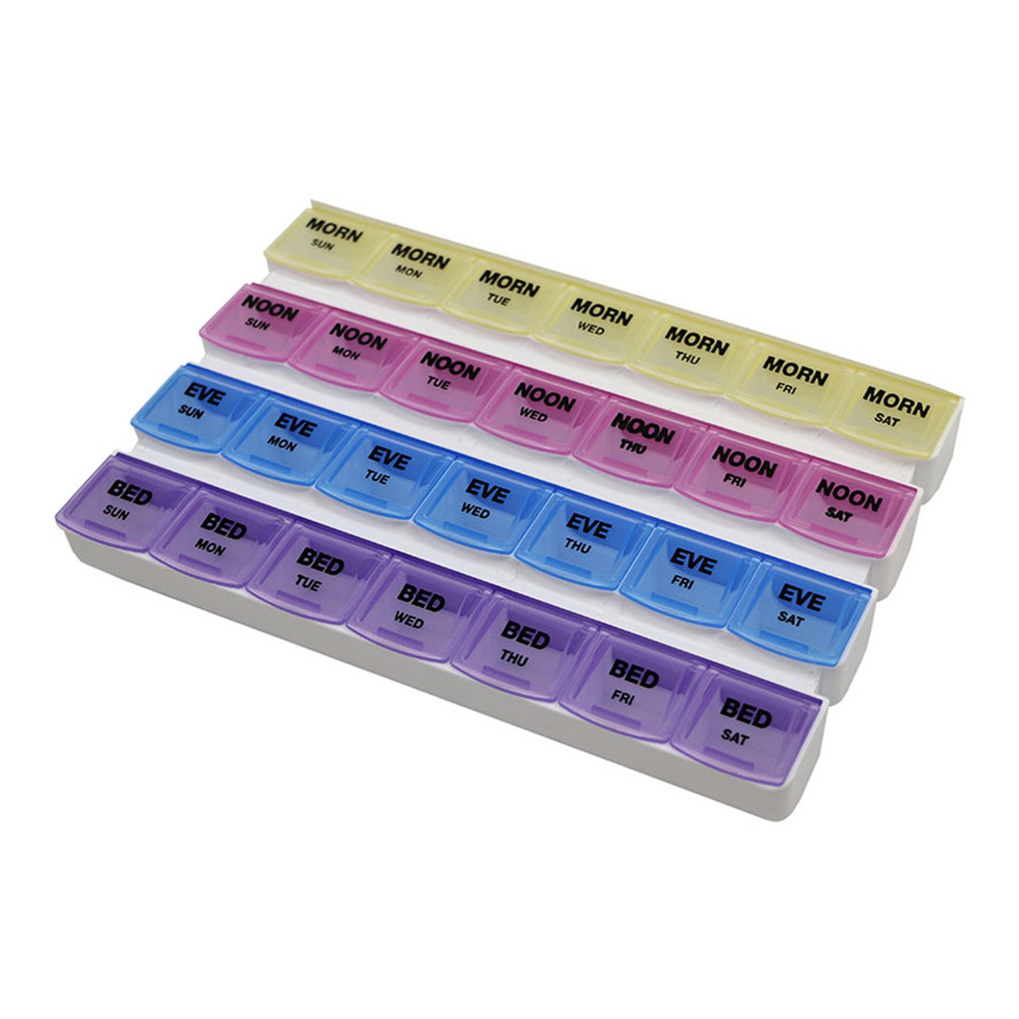 Fabrication Enterprises 85-0101 - Mediplanner® 7-Day, Four Times a Day Pill Organizer - 1/Each