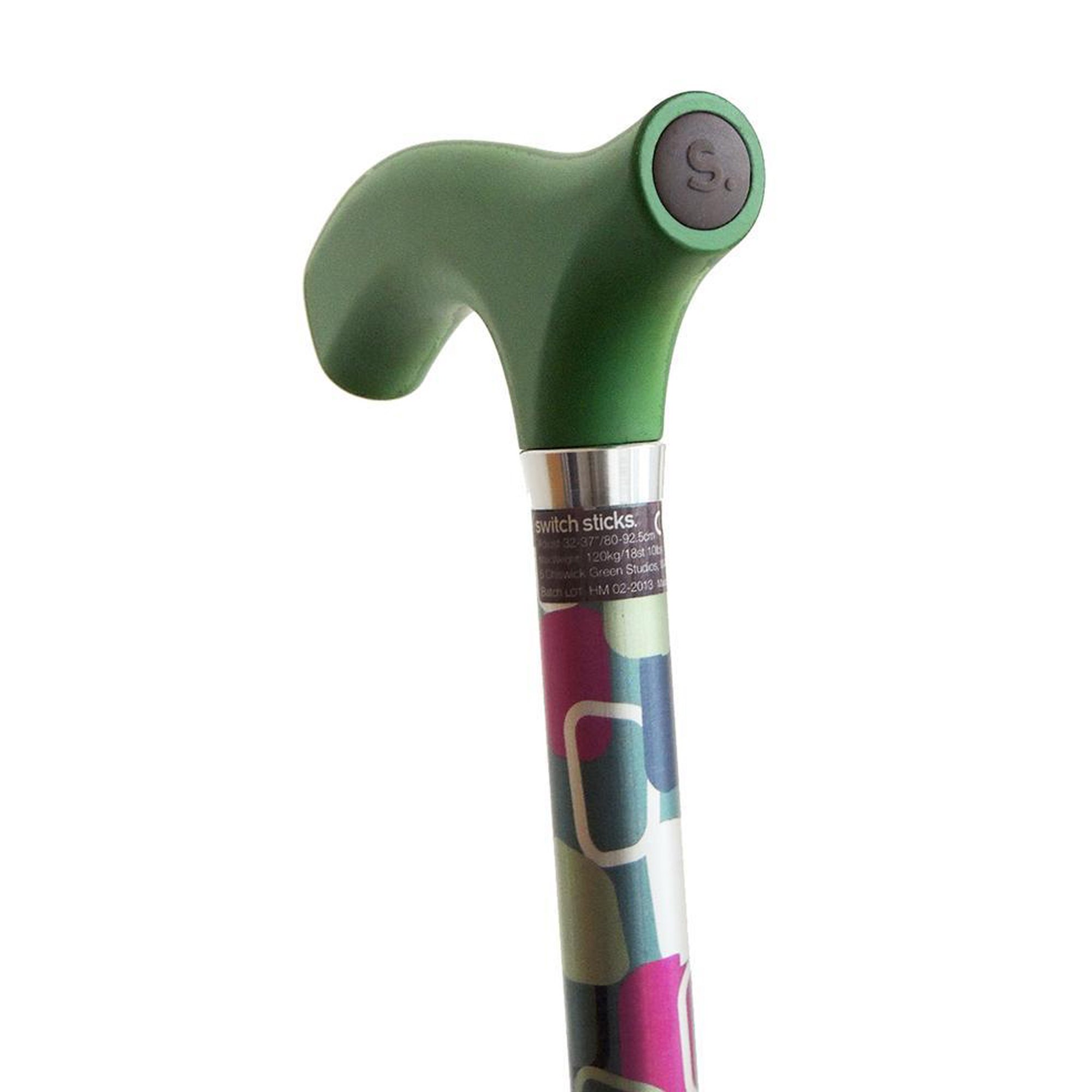 Mabis Healthcare 502-2000-5134 - Switch Sticks® Folding Cane, Vienna Print, 32 to 37 Inch Height - 1/Each