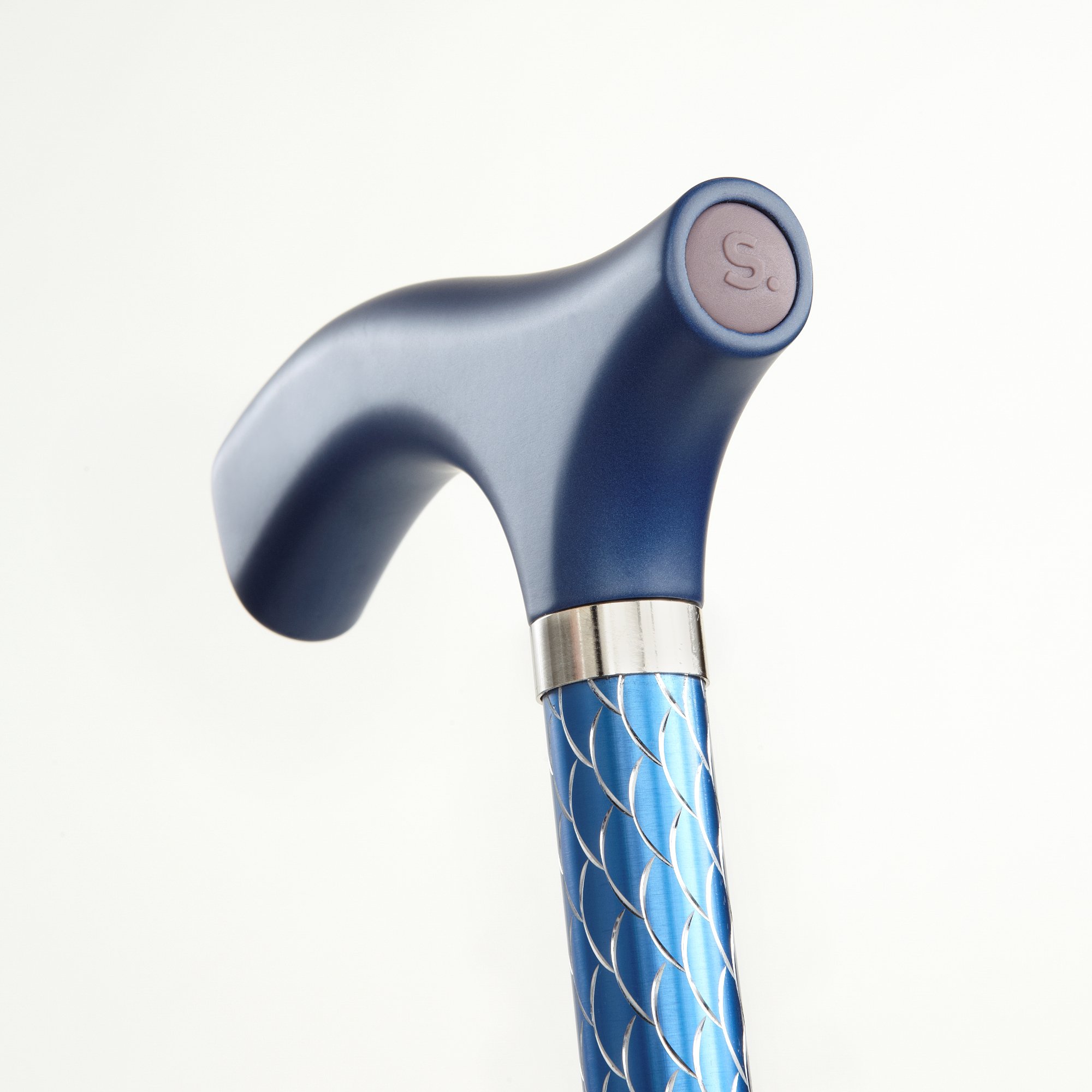 Mabis Healthcare 502-2000-5200 - Switch Sticks® Folding Cane, Azure Blue, 32 to 37 Inch Height - 1/Each