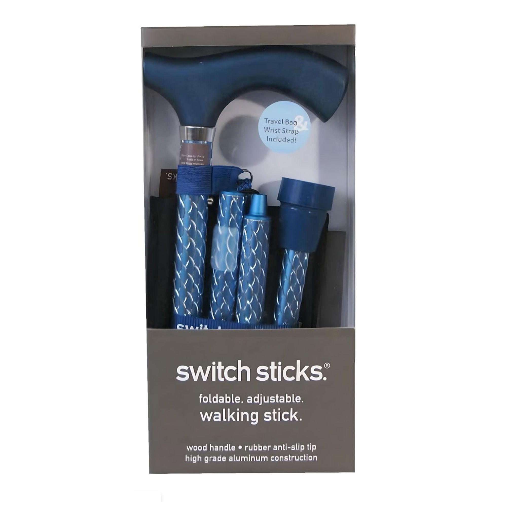 Mabis Healthcare - 502-2000-5200 Switch Sticks® Folding Cane