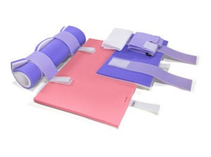 Xodus Medical - 40586 Trendelenburg Positioner Kit The Pink Pad® 20 W X 29 L X 1 H Inch Foam Hook and Loop Strap Fastening
