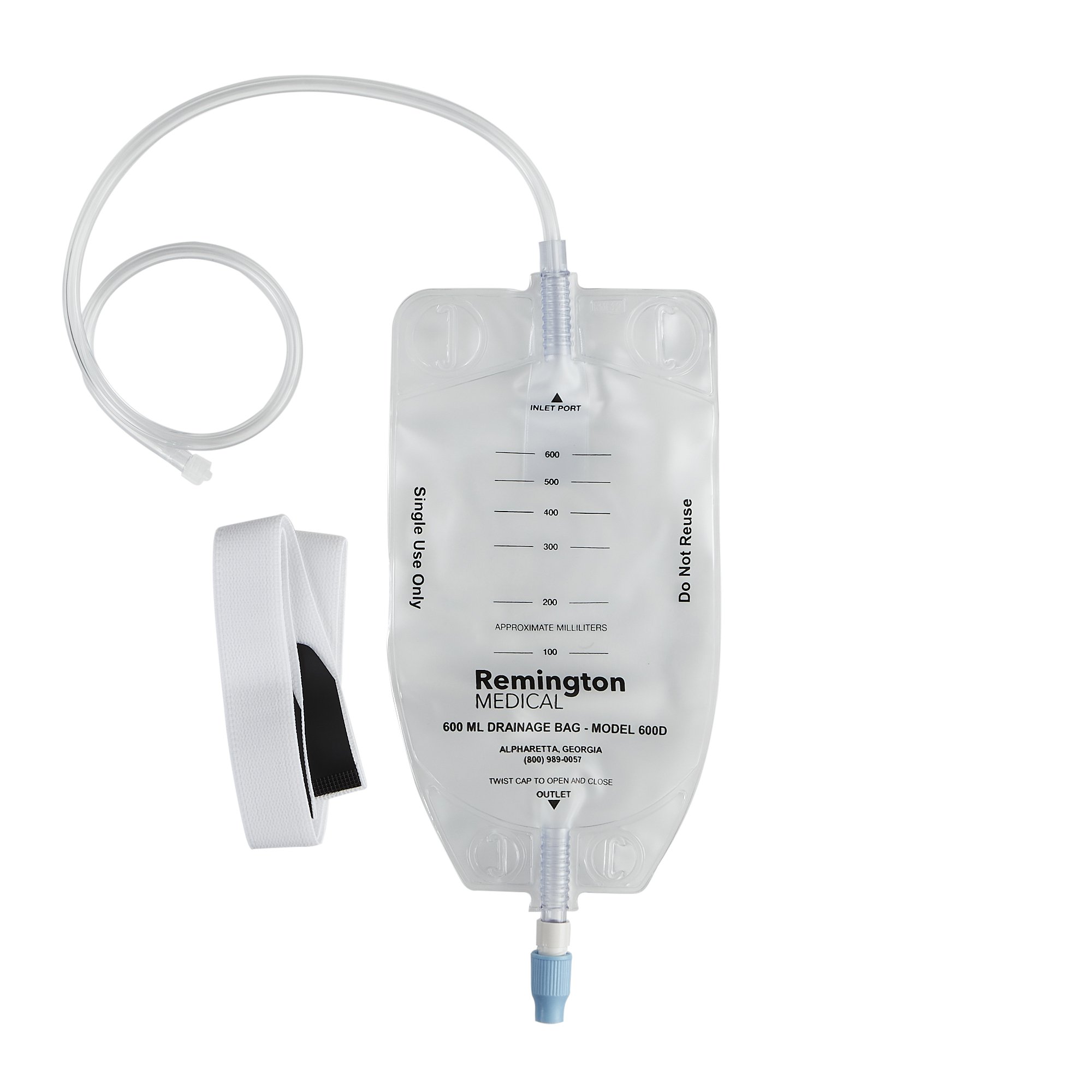 Remington Medical - 600-D Remington Medical Drain Bag