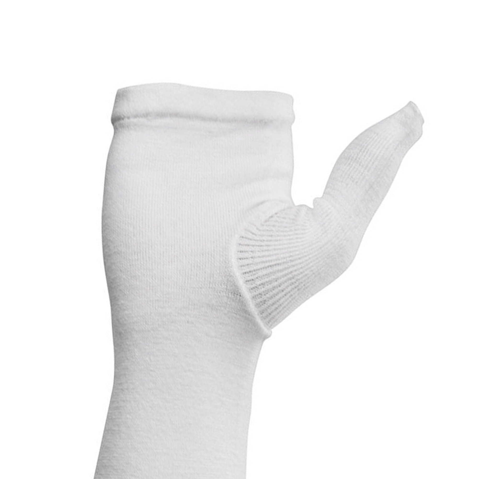 McKesson Brand 61-GL2000 - McKesson Protective Skin Sleeve, Arm/Wrist/Hand, with Thumb, Medium, White - 1/Pair, 12/Case