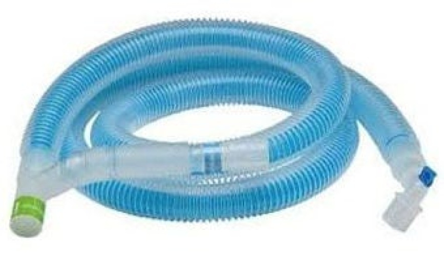 Sun Med - AH202 Ventilator Circuit AirLife® Corrugated Tube 60 Inch Tube Single Limb Adult Without Breathing Bag Single Patient Use Heated Circuit