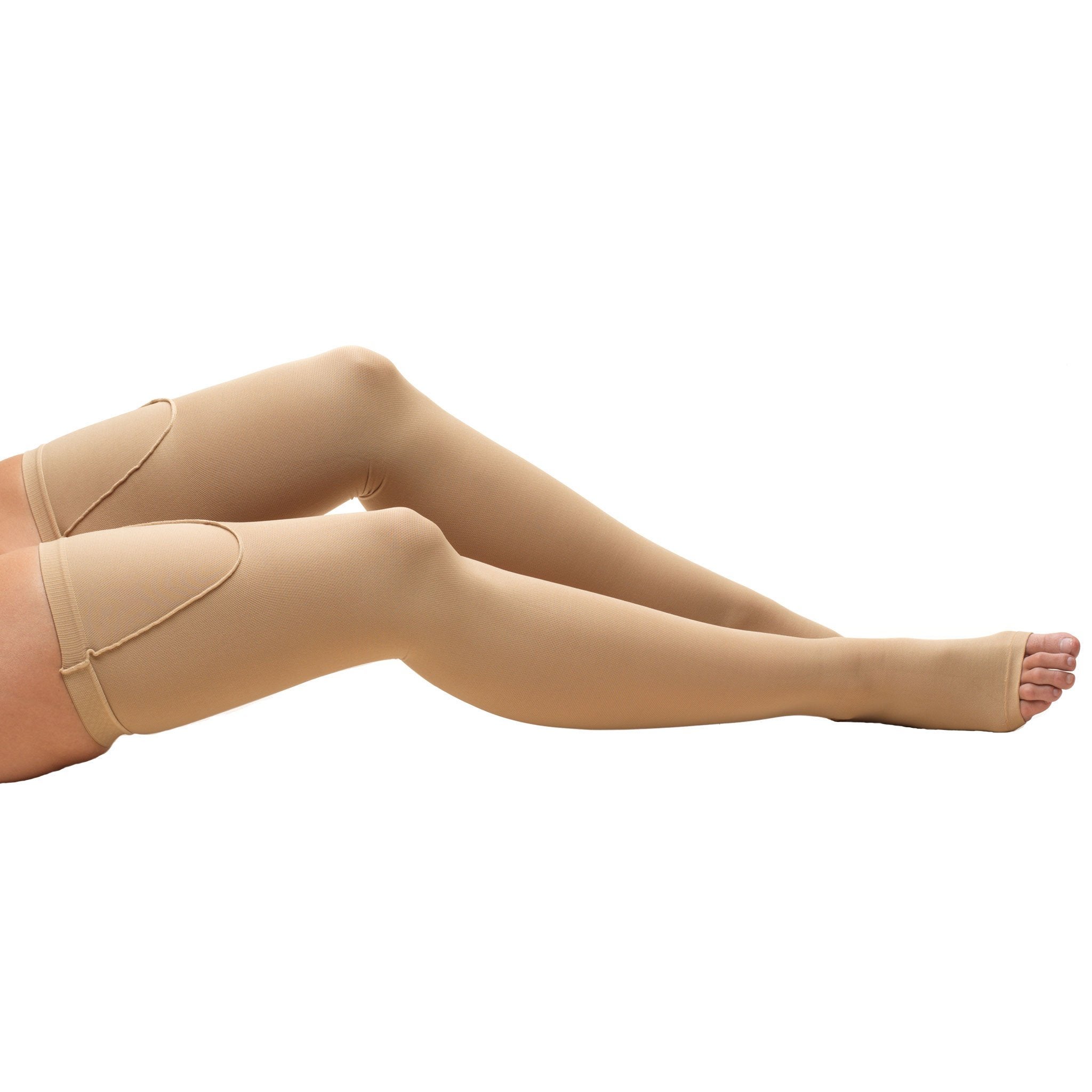 Truform - 810-BG-XLARGE Anti-embolism Stocking Truform® Thigh High X-Large Beige Open Toe