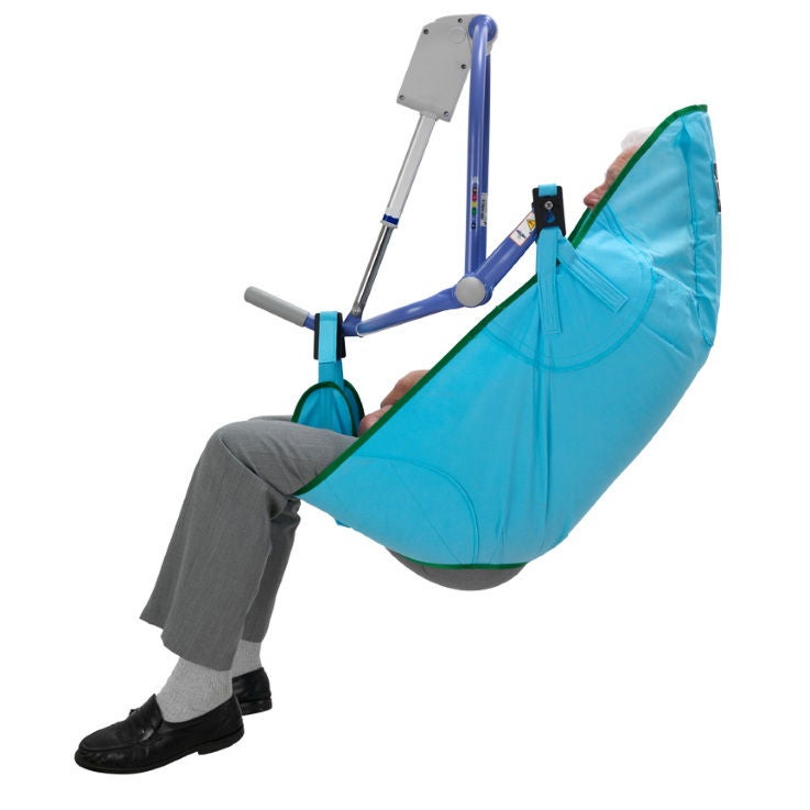 Arjo Inc - MFA1000M-XL-L1 Patient Sling 4 Point Cradle With Head Support Clip Attachment X-Large 600 lbs. Weight Capacity