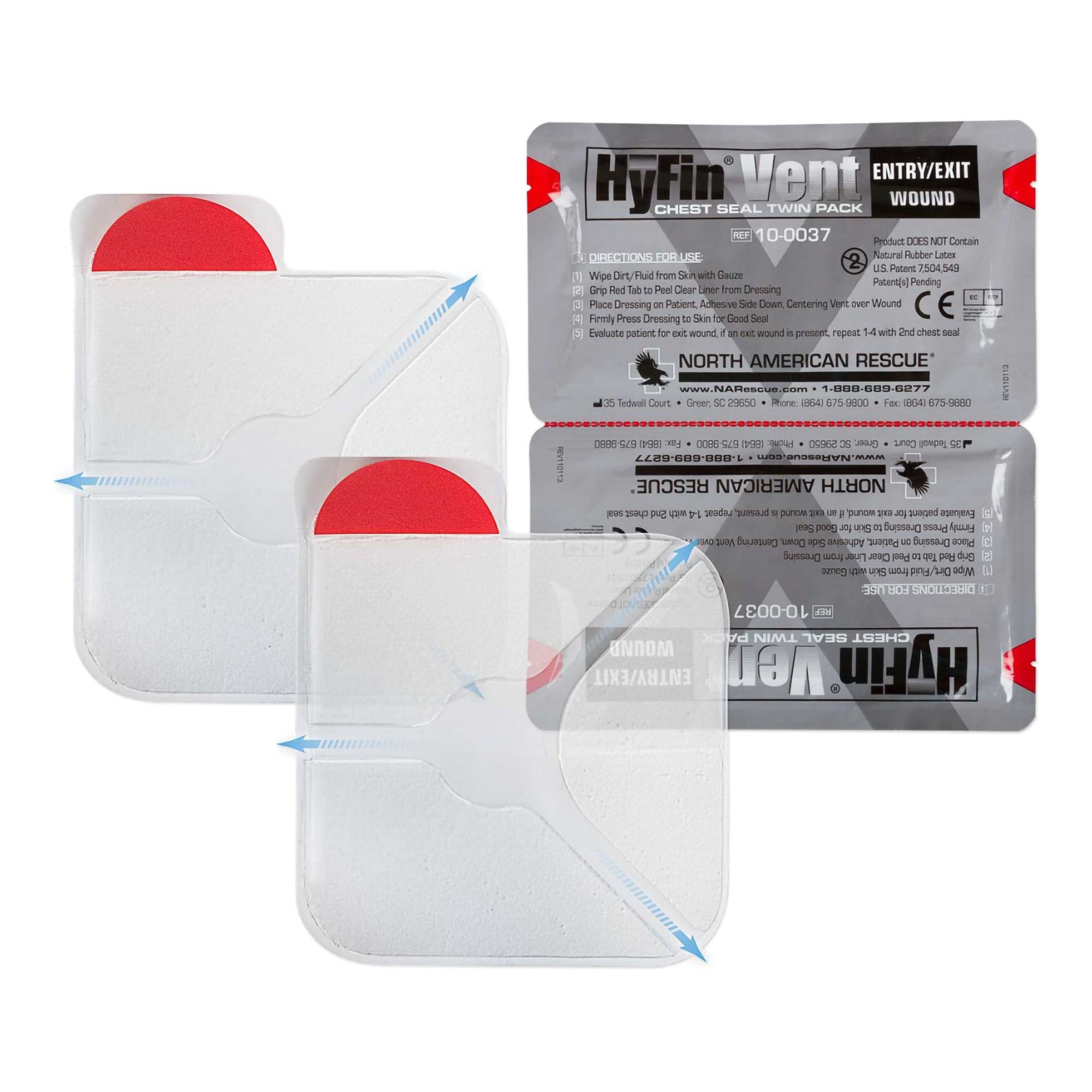 Hyfin Vent Chest Wound Seal 10-0037 by North American Rescue