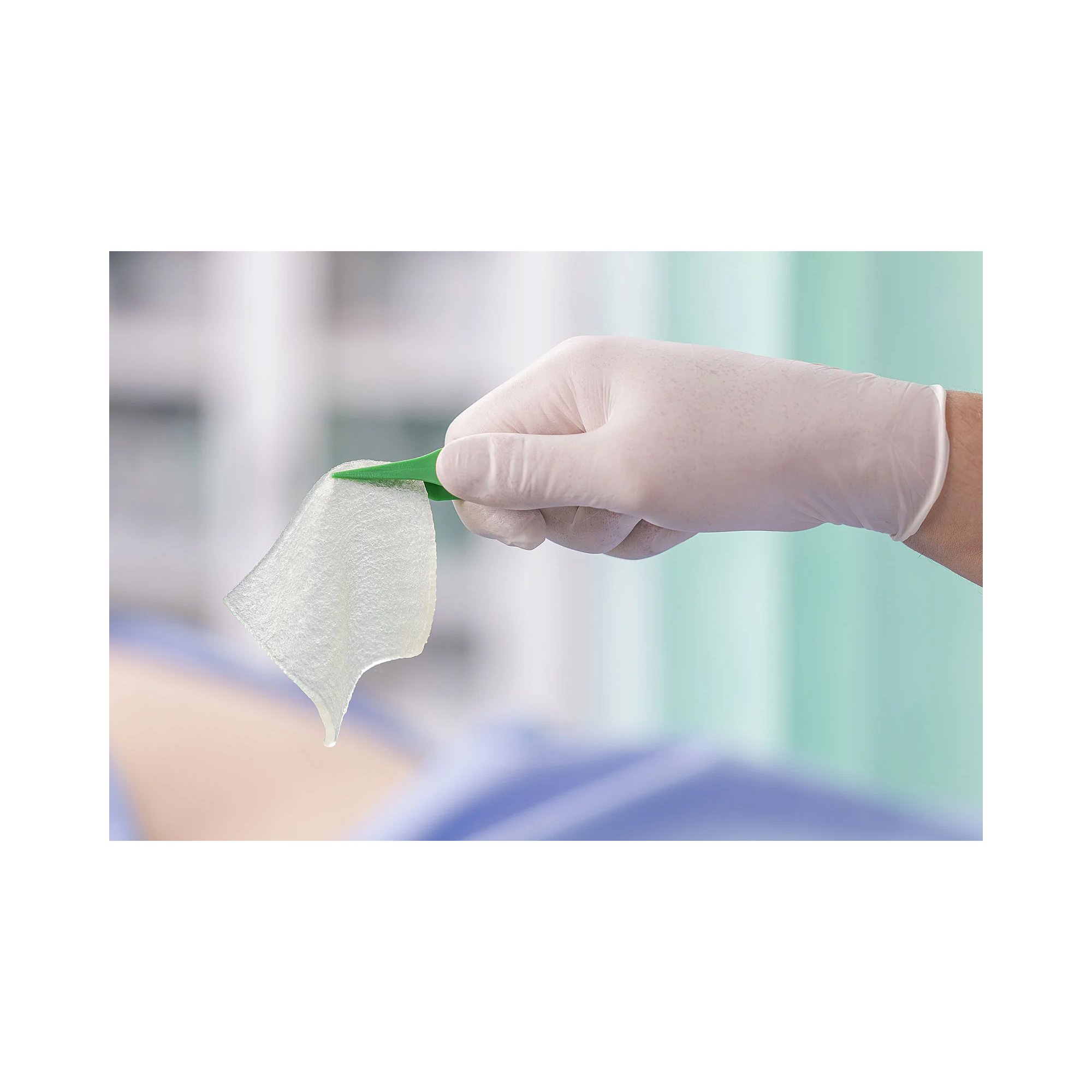 Molnlycke 709900 - Exufiber® Gel Fiber Dressing, 5 x 5 Centimeter - 1/Each, 10/Box, 40/Case