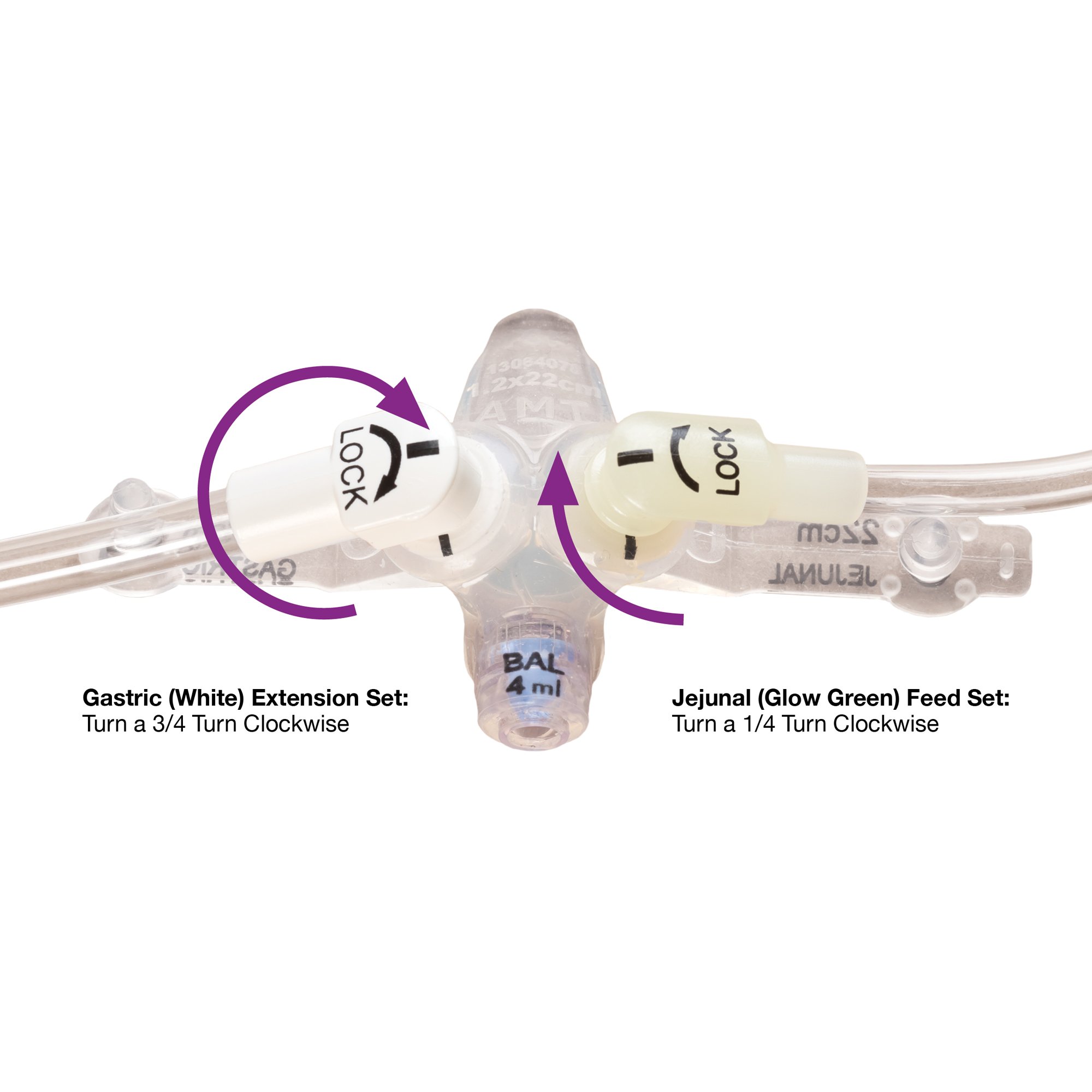 Applied Medical Technology Inc - 6-1222-ISOSAF G-Jet® Right Angle Connector with Male ENFit® and TRN203