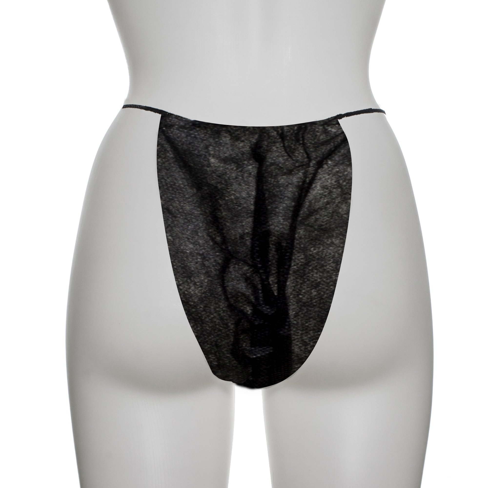 Dukal 900506-1 - Dukal Reflections™ Disposable Bikini Panty, Black - 100/Box, 1000/Case