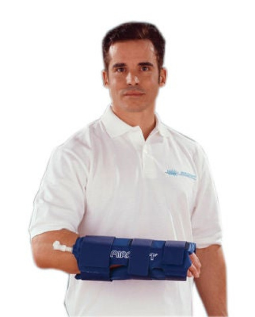 Fabrication Enterprises - 11-1586 Cold Therapy Wrap AirCast® Cryo/Cuff® Hand / Wrist One Size Fits Most 12 Inch Circumference Aluminum / Nylon / Vinyl Reusable