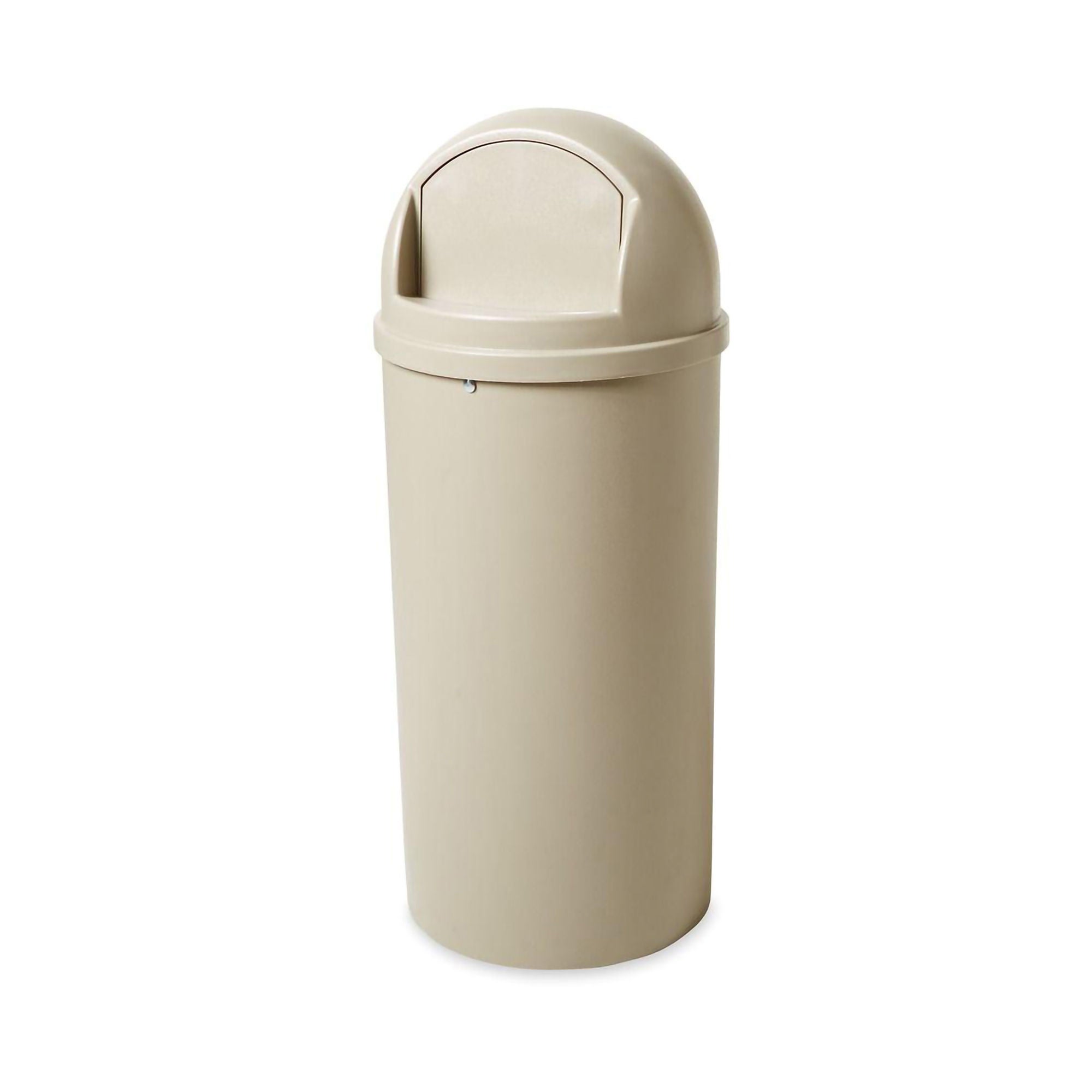 RJ Schinner Co - FG816088BEIG Trash Can Marshal® Classic 60 Quart / 15 gal. Beige Thermoset Polyester Round