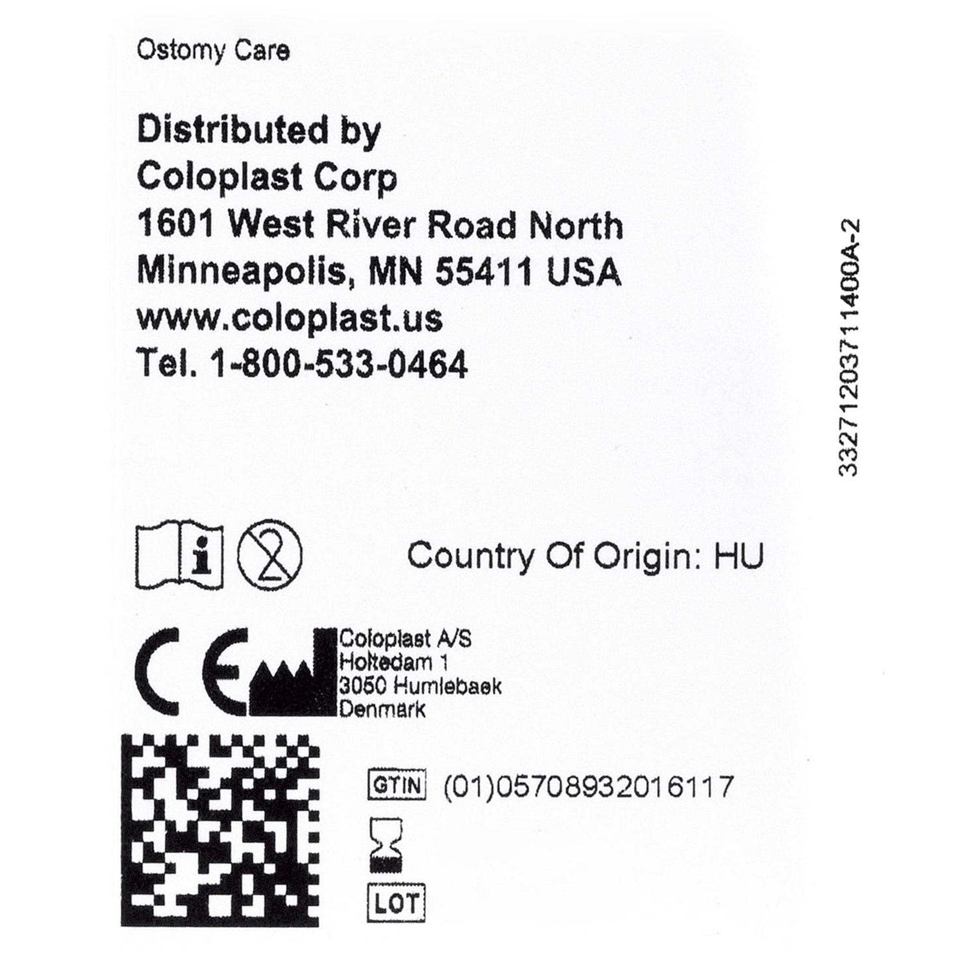Coloplast 12037 - Brava® Thin Skin Barrier Ring, 15 mm seal width - 1/Each, 10/Box