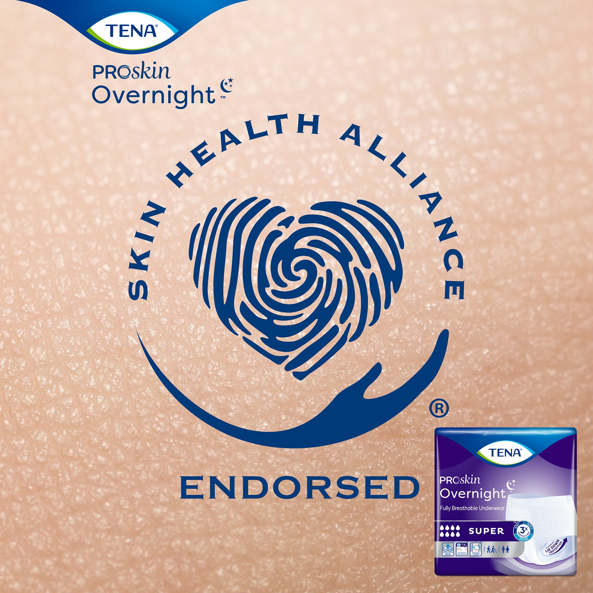 Essity HMS North America Inc 72427 - Tena® ProSkin Overnight™ Super Fully Breathable Underwear, Extra Large - 12/Bag, 48/Case