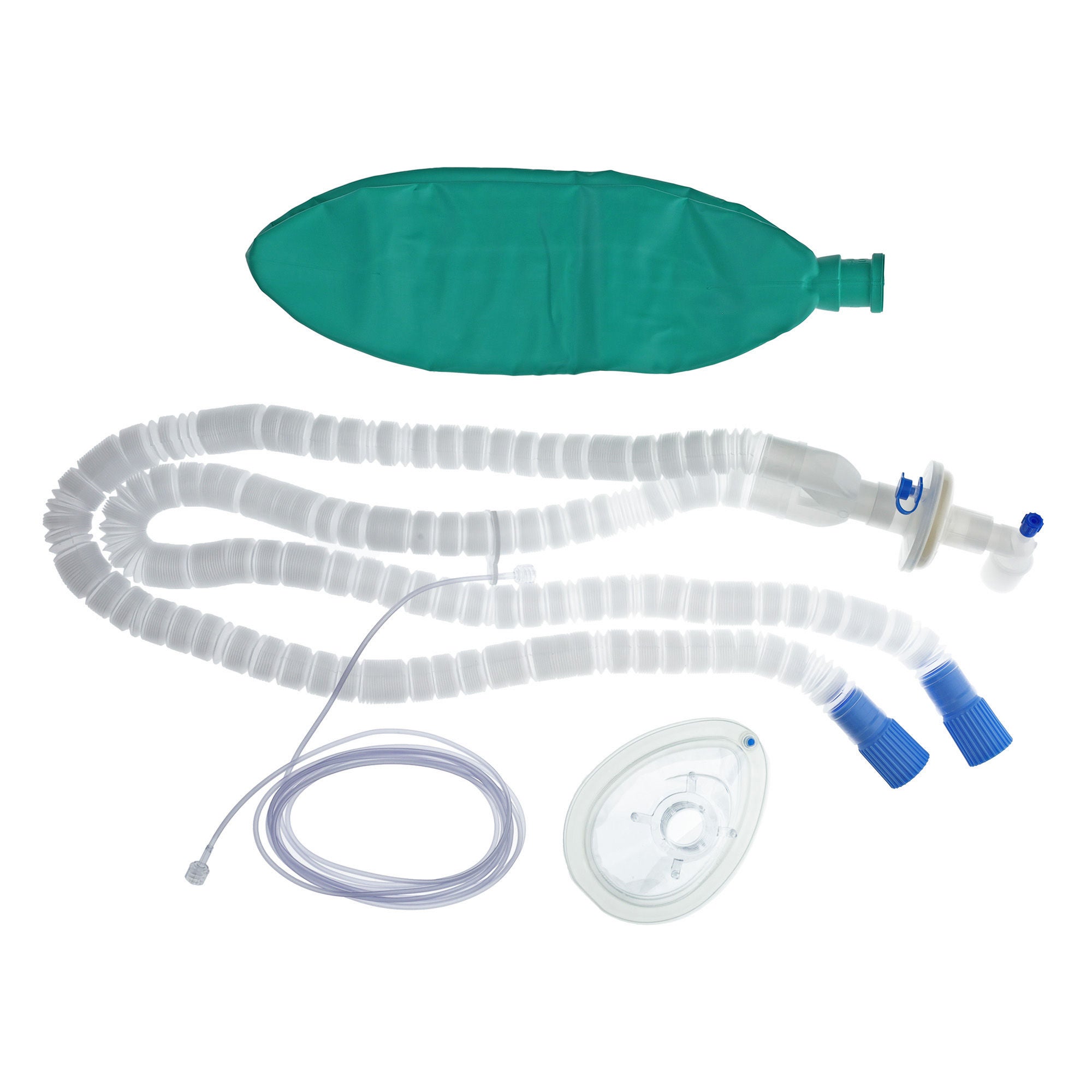 Sun Med - A4UX20XZD Anesthesia Breathing Circuit Expandable Tube 108 Inch Tube Dual Limb Adult 3 Liter Bag Single Patient Use