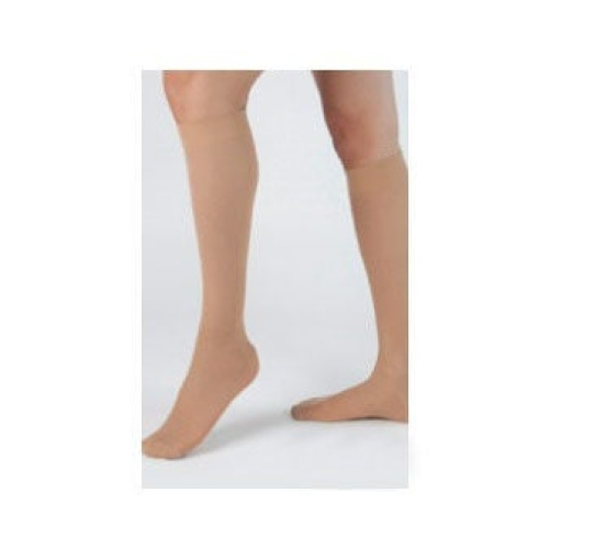 Carolon Company - 201312 Compression Stocking Health Support® Knee High Size C / Regular Beige Closed Toe