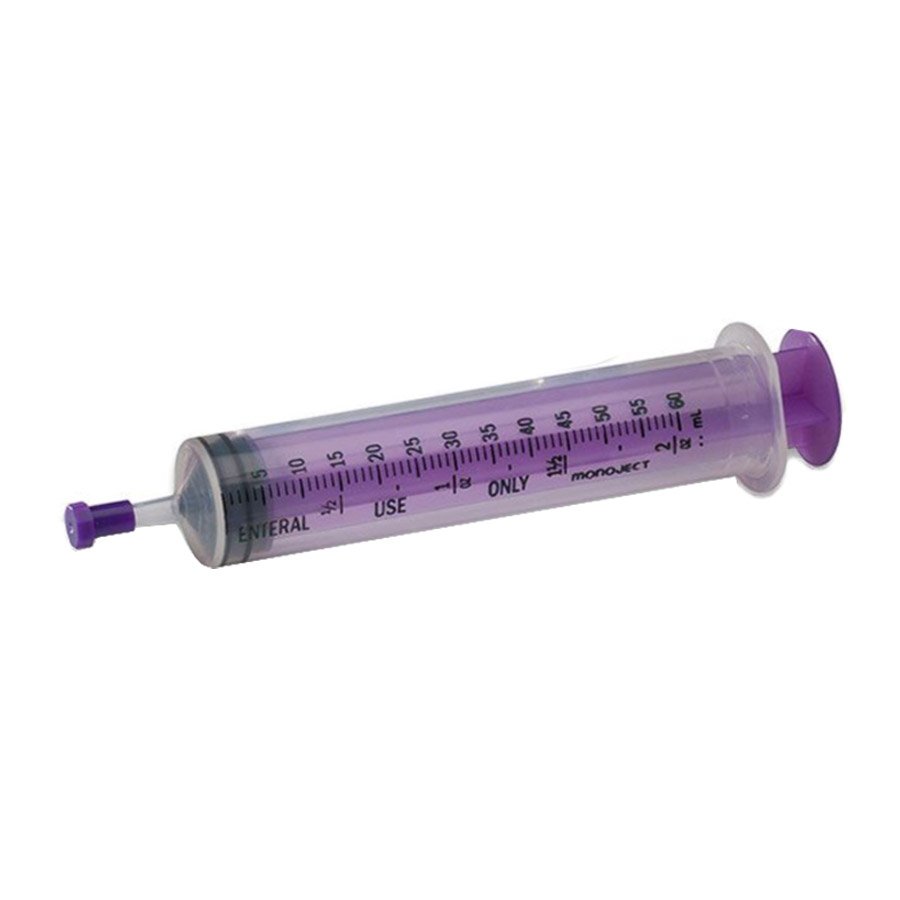 Cardinal 460SE - Monoject™ Oral Dispenser Syringe, 60 mL - 1/Each, 30/Box, 120/Case