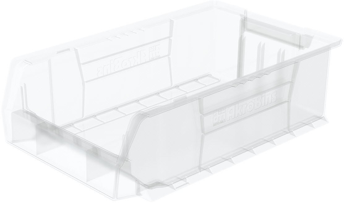 Akro-Mils - 30280SCLAR Storage Bin AkroBins® Super-Size Clear Plastic 6 X 12-3/8 X 20 Inch
