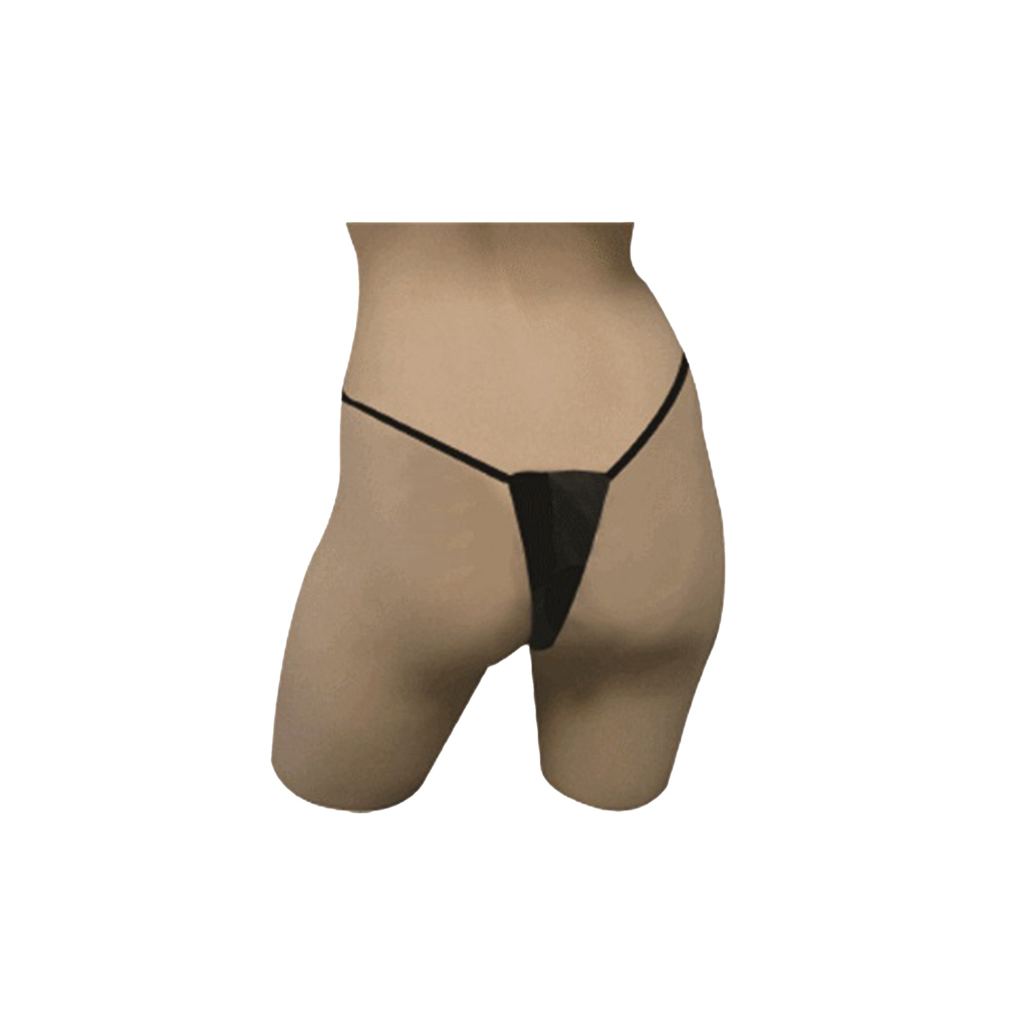 Dukal 900502-1 - Dukal Reflections™ Spa Thong Panty, Black - 100/Box, 1000/Case