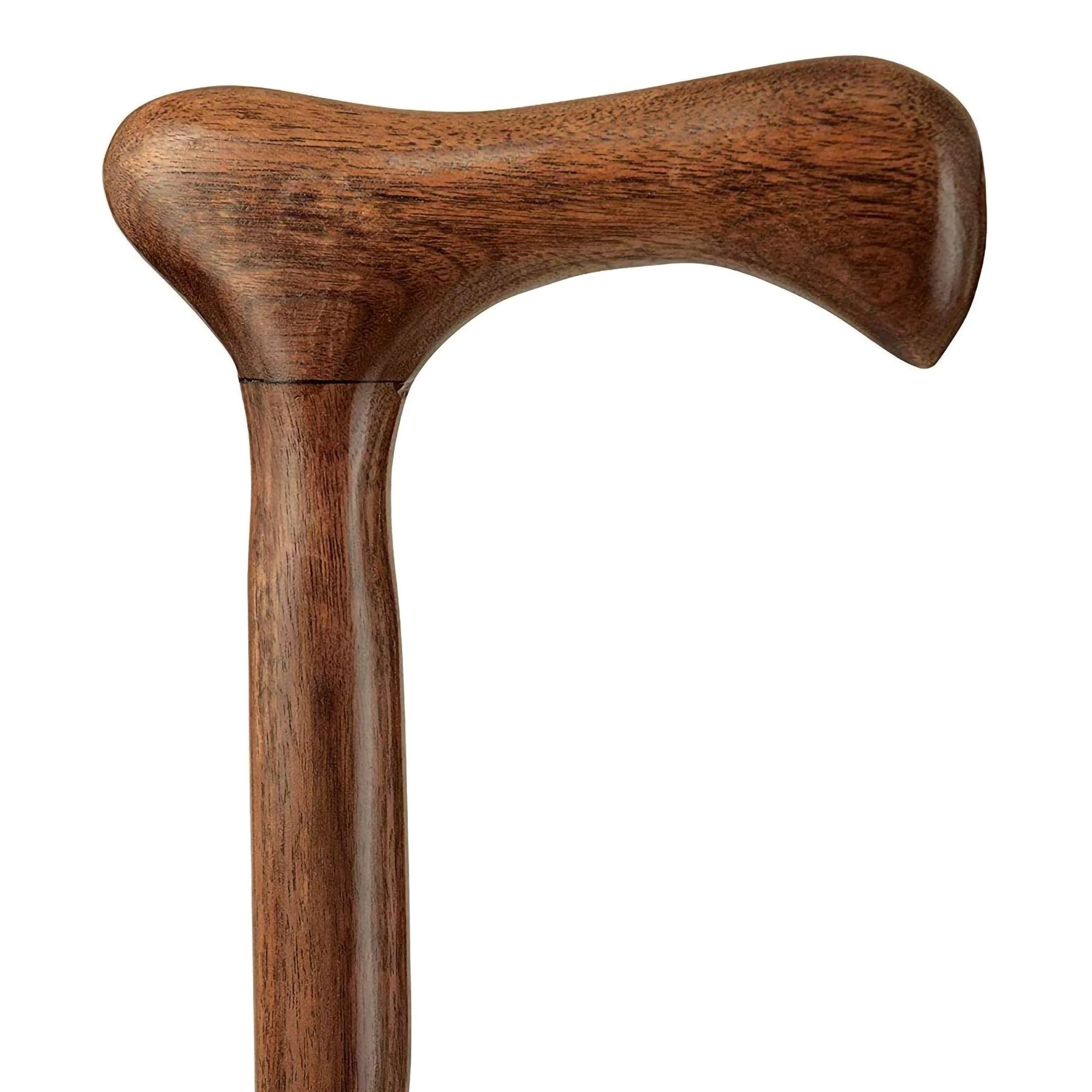 Mabis Healthcare 502-3000-0281 - Brazos™ Twisted Walnut Cane with T-Handle, 37-Inch Height - 1/Each