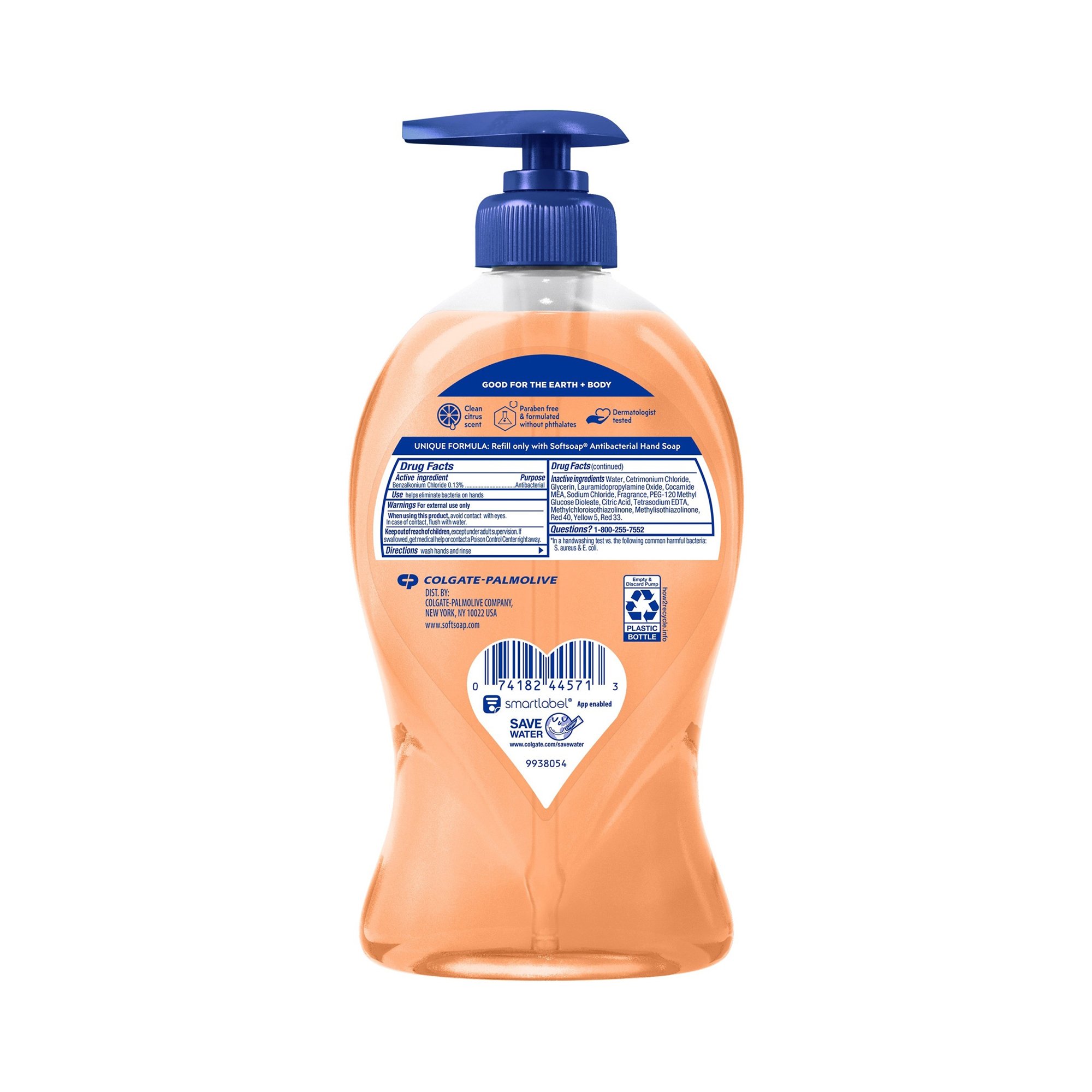 RJ Schinner Co US03562A - Softsoap® Antibacterial Soap, 11.25-ounce pump bottle - 1/Each, 6/Case