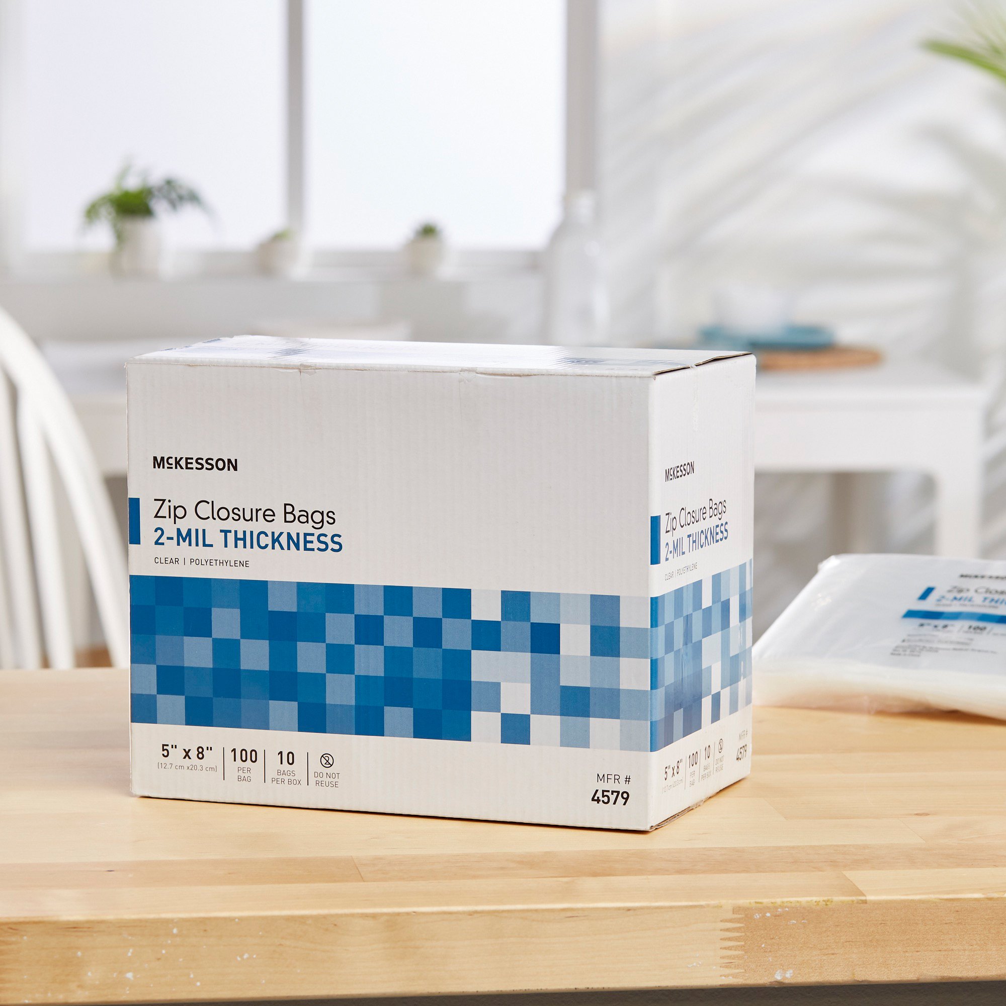 McKesson Brand 4579 - McKesson Zip Closure Bag, 5 x 8 Inch - 1/Pack, 10/Box, 40/Case