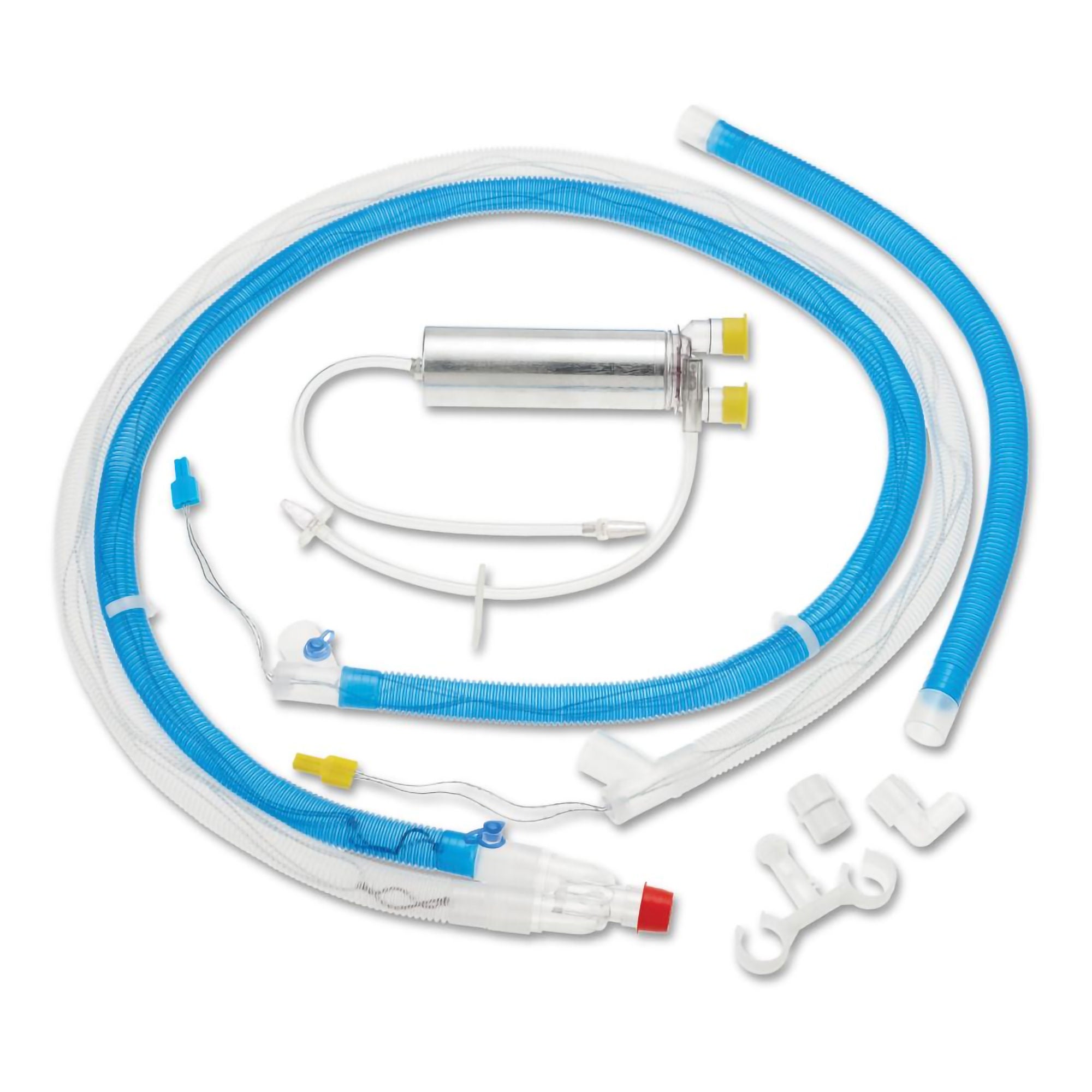 Medline - HUD87035KIT Breathing Circuit ConchaSmart® Corrugated Tube 72 Inch Tube Dual Limb Adult Without Breathing Bag Single Patient Use Heated Circuit