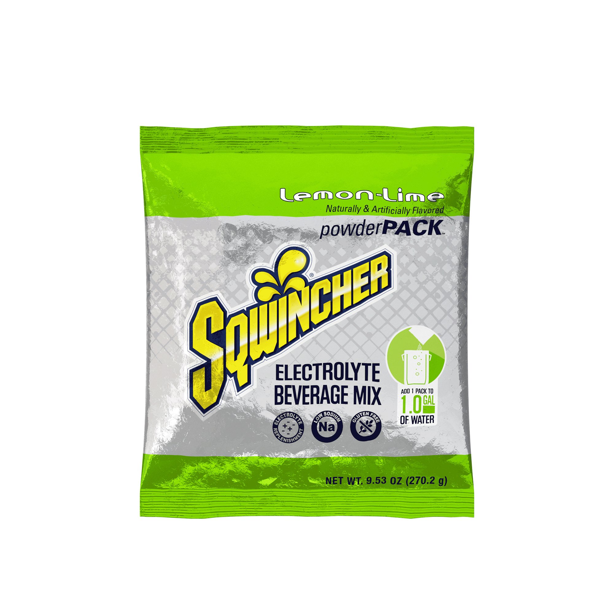 Kent Precision Foods - 159016008 Sqwincher® Powder Pack® Lemon-Lime Electrolyte Replenishment Drink Mix