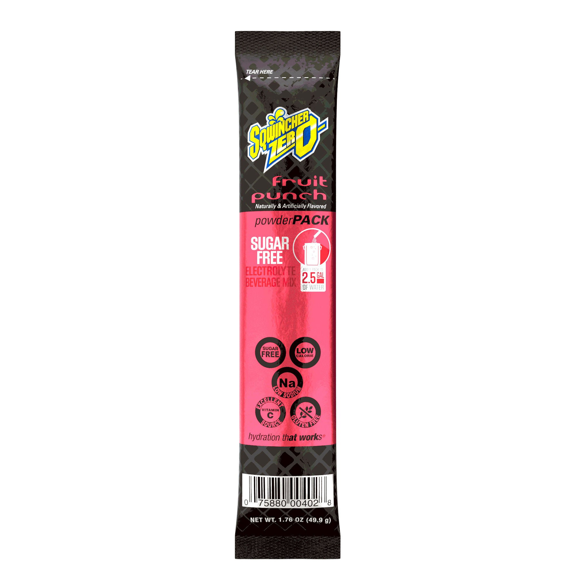Kent Precision Foods - 159016803 Sqwincher® Zero Fruit Punch Electrolyte Replenishment Drink Mix