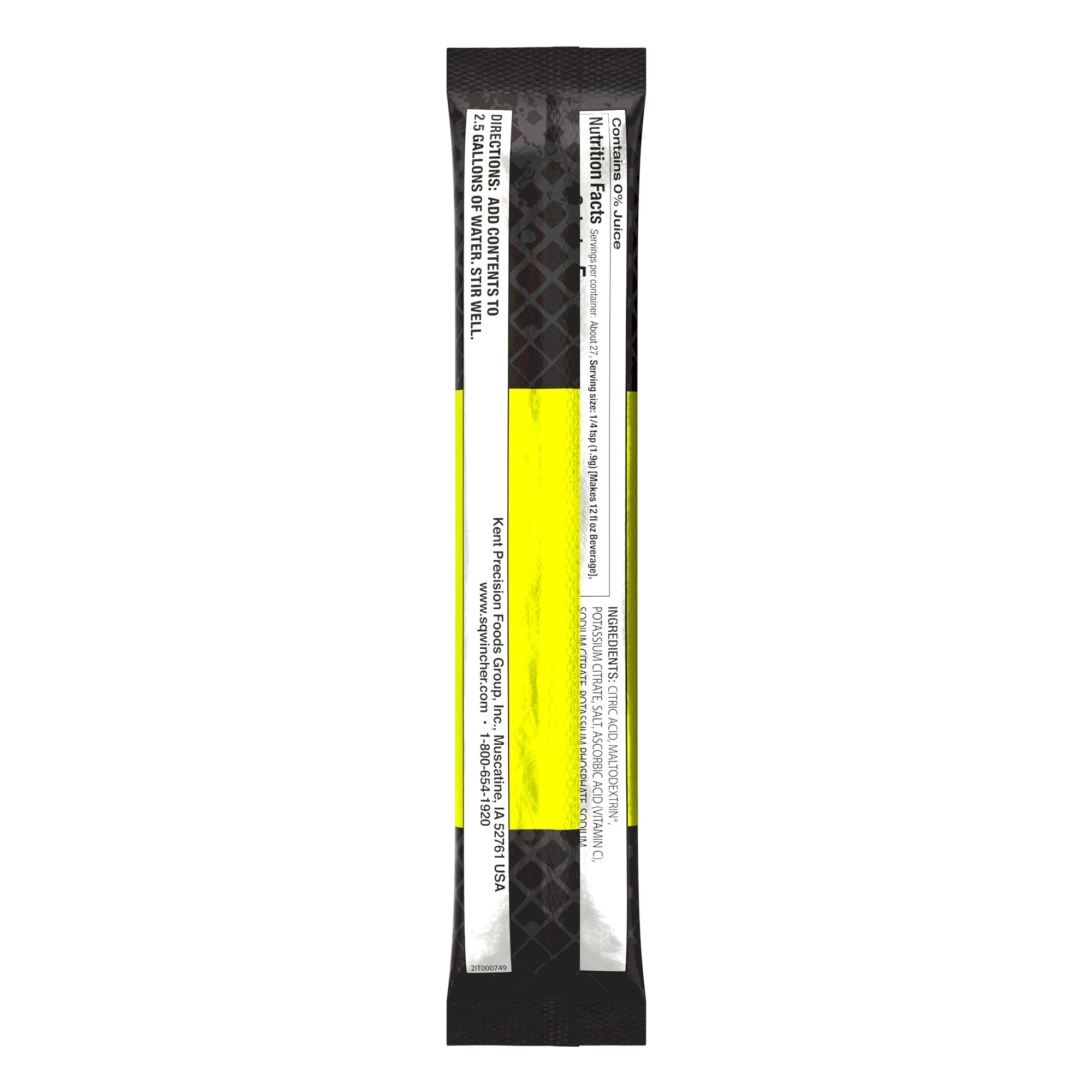Kent Precision Foods - 159016800 Sqwincher® Zero Lemon-Lime Electrolyte Replenishment Drink Mix
