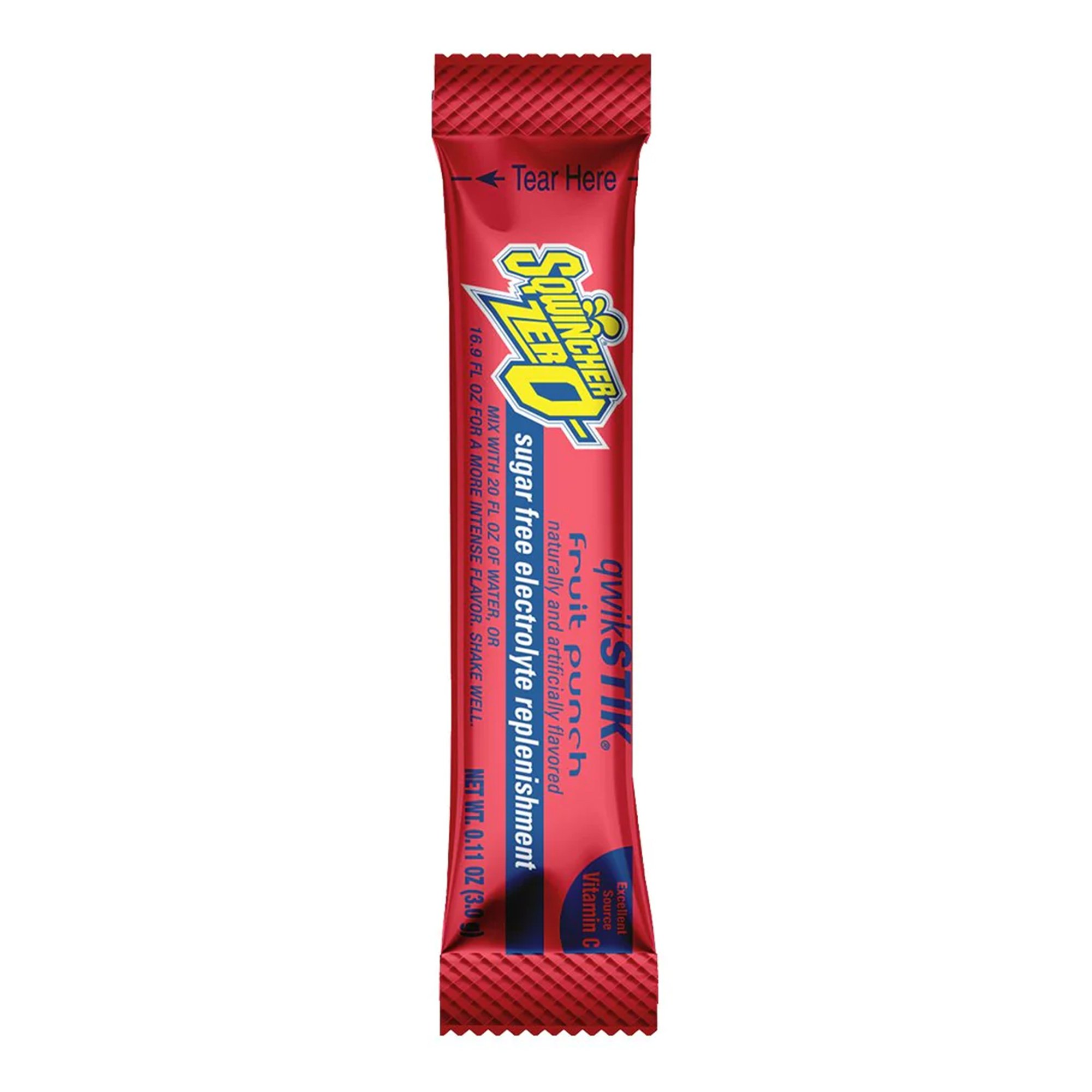 Kent Precision Foods - 159060102 Sqwincher® Quik Stik® Zero Fruit Punch Electrolyte Replenishment Drink Mix