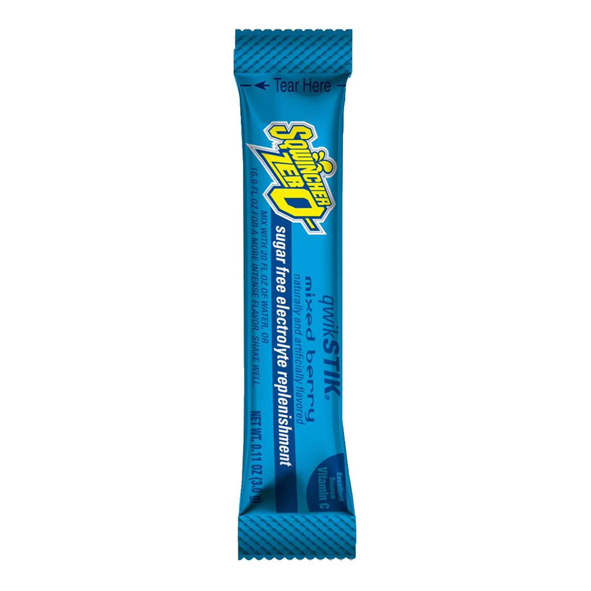 Kent Precision Foods - 159060101 Sqwincher® Quik Stik® Zero Mixed Berry Electrolyte Replenishment Drink Mix