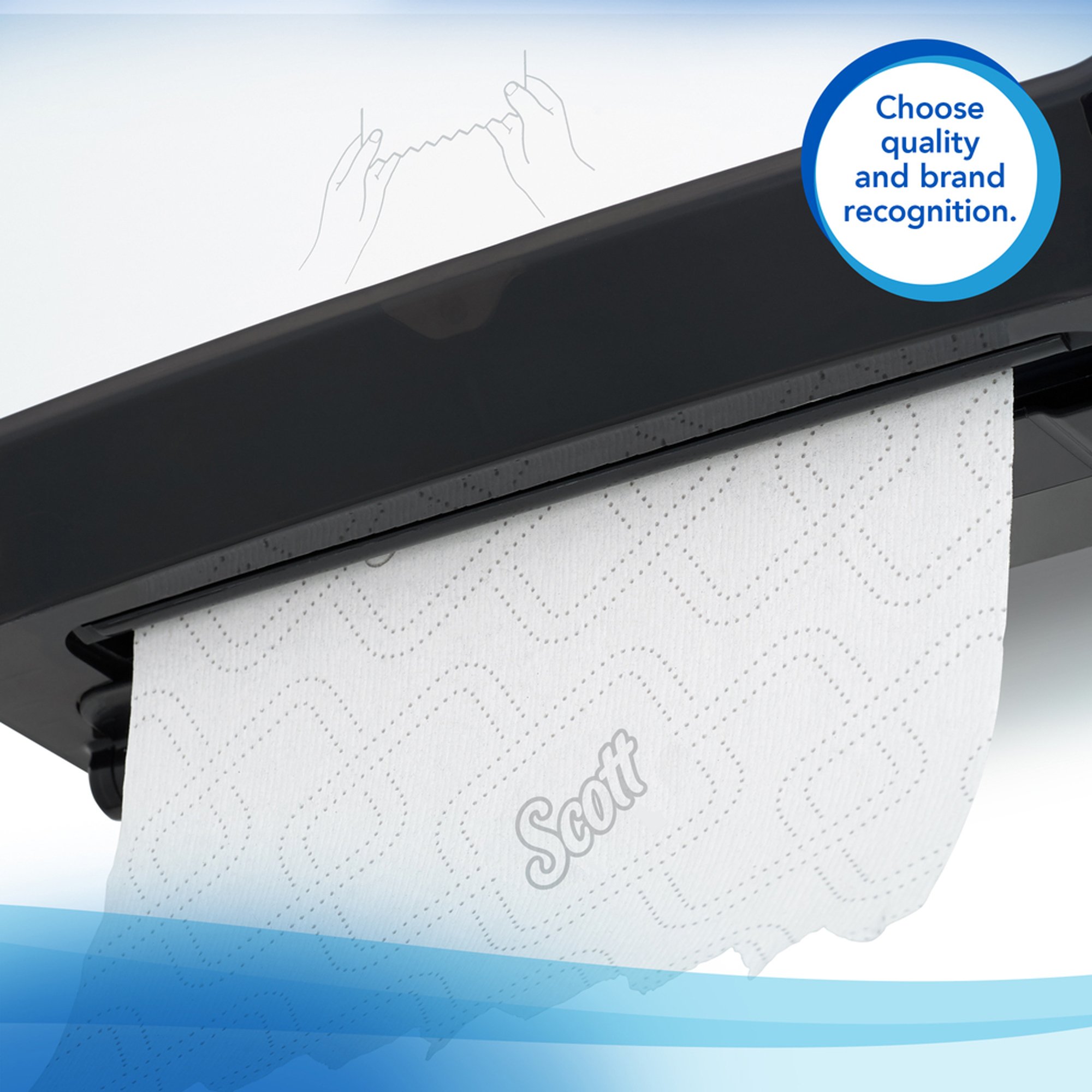Kimberly Clark 47032 - Scott® Control Slimroll™ White Paper Towel, 8 Inch x 580 Foot - 6/Case