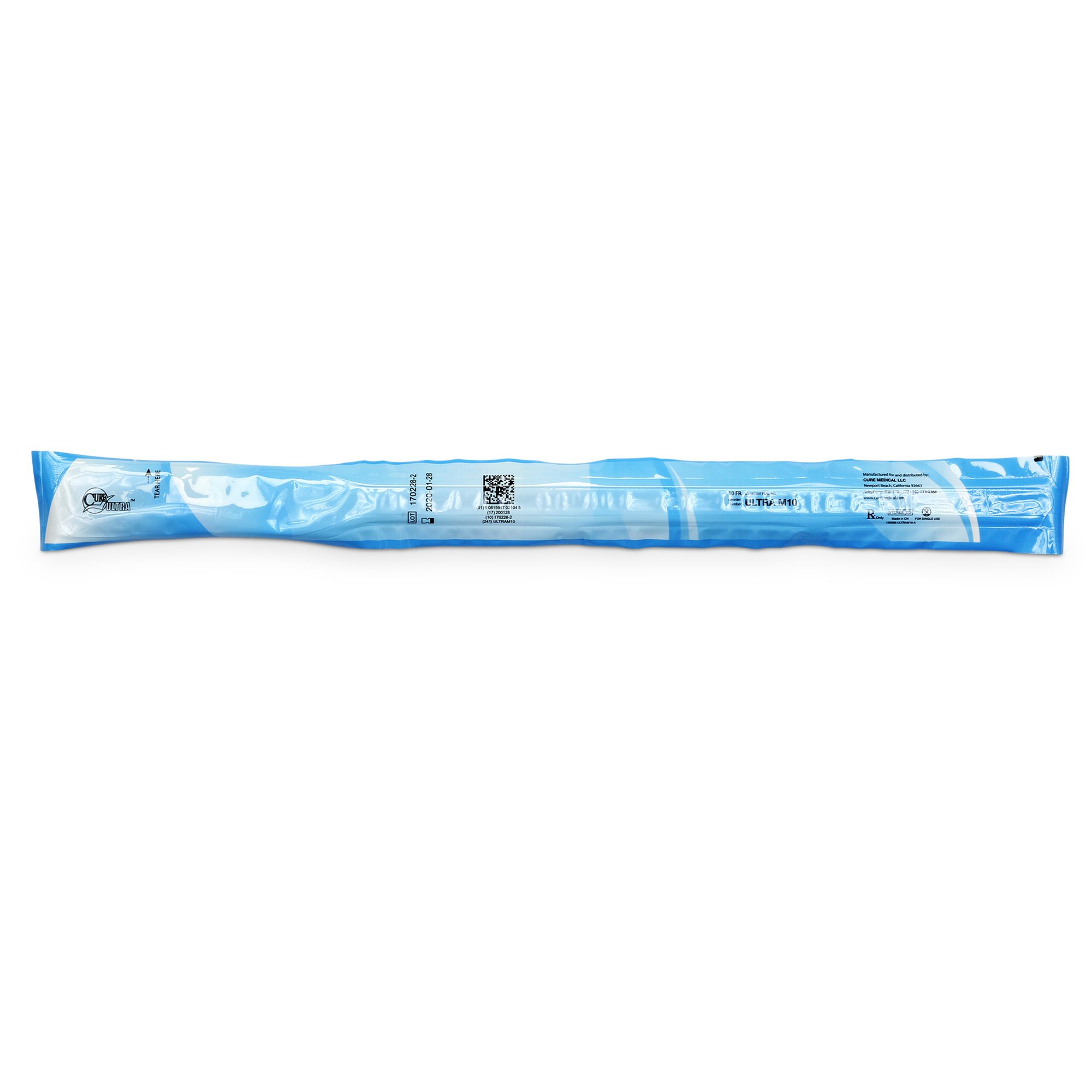ConvaTec ULTRAM10 - Cure Ultra™ Urethral Catheter, 10 Fr., Male, Straight - 1/Each, 30/Box, 300/Case
