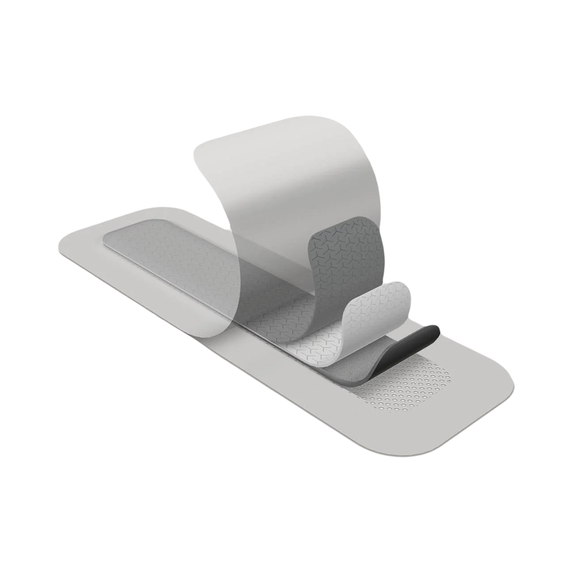 Molnlycke 498300 - Mepilex® Border Post Op AG Foam Dressing with Silver, 4 x 6 Inch - 5/Box, 70/Case