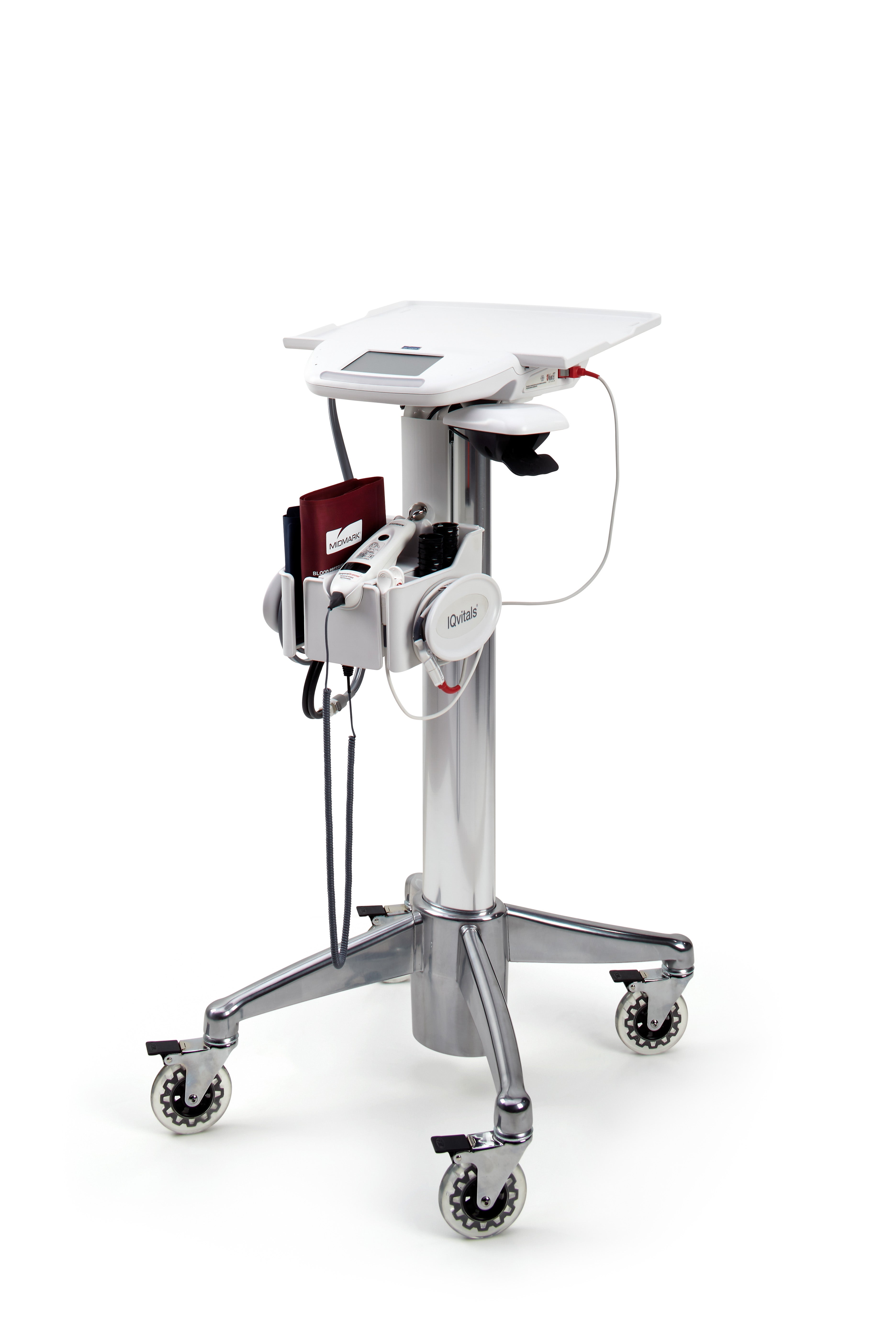 Midmark - 4-000-0624 Patient Monitor IQVitals® Zone™ Monitoring NIBP, SpO2, Temperature AC Power / Battery Operated