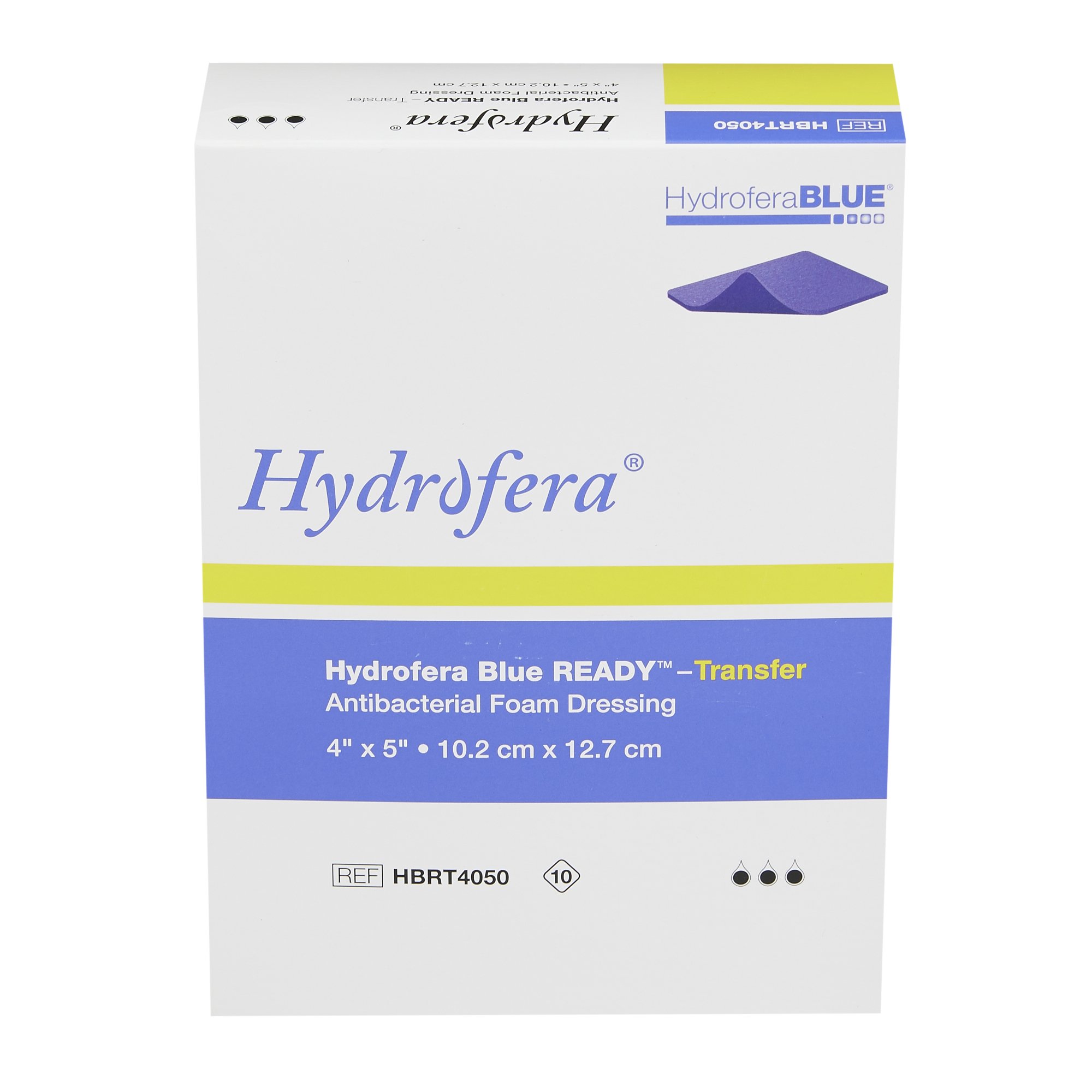 Hydrofera BLUE Transfer Antibacterial Foam Dressing HBRT4050 by BSN Medical