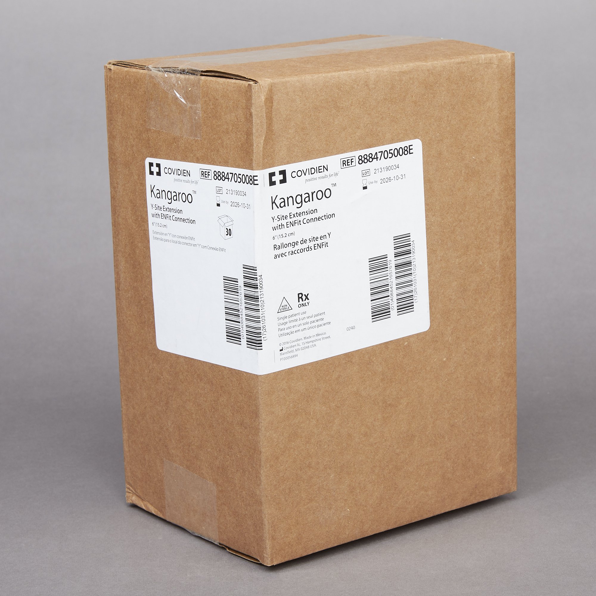 Cardinal 8884705008E - ENFit™ Kangaroo™ Extension Set - 1/Each, 30/Case