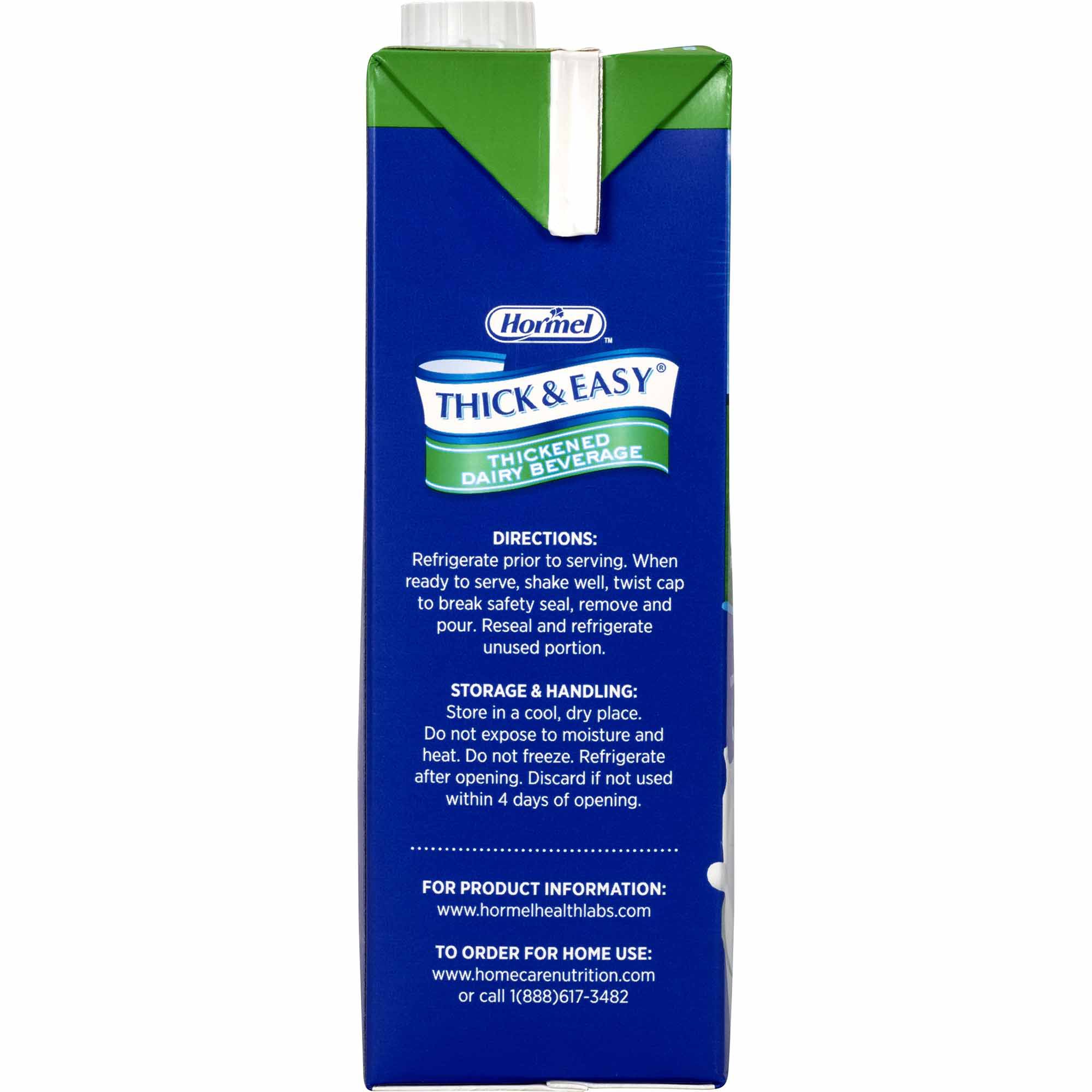 Lyons Magnus LLC - 73625 Thick & Easy® Dairy Nectar Consistency Milk Thickened Beverage