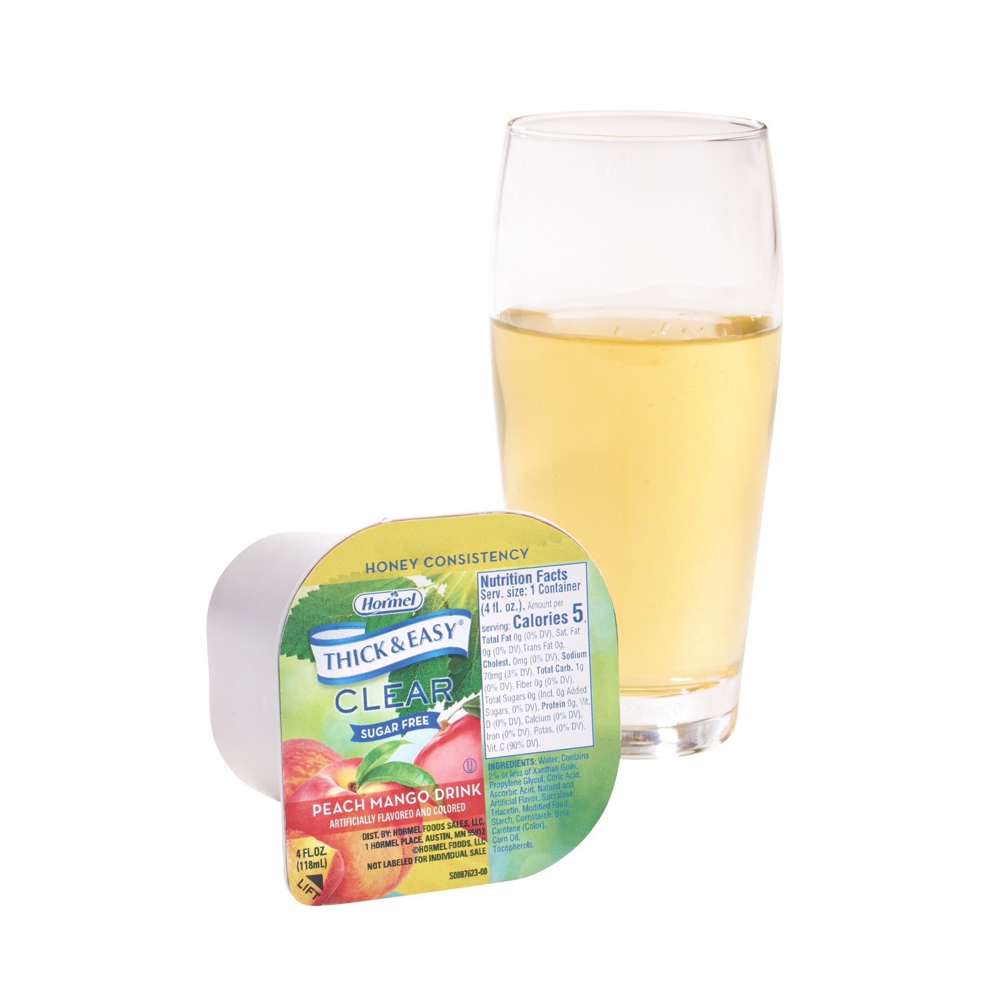Lyons Magnus LLC - 78769 Thick & Easy® Clear Honey Consistency Sugar-Free Peach Mango Thickened Beverage