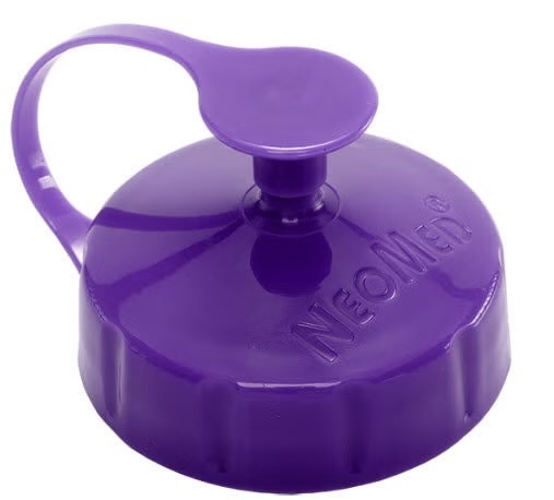 Avanos Medical Sales LLC PTL-NC - ENFit™ Compatible Transfer Lid NeoConnect Purple, Sterile - 200/Case