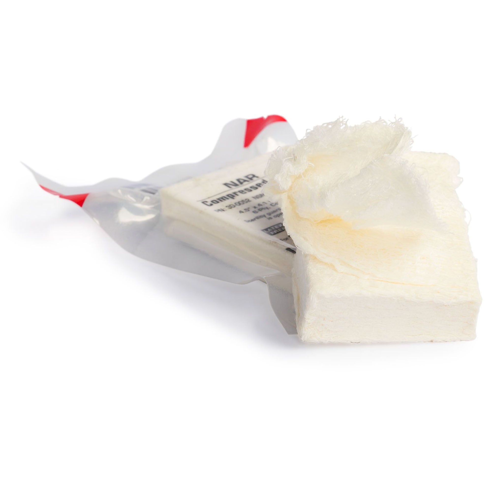 North American Rescue - 30-0052 Compressed Gauze Roll NAR 4-1/2 Inch X 4-1/10 Yard 6-Ply Sterile 1 per Pack