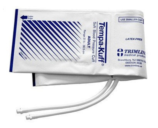 Welch Allyn - 39103 Single Patient Use Blood Pressure Cuff Trimline® 35.5 to 46 cm Arm Polypropylene Cuff Large Adult Cuff