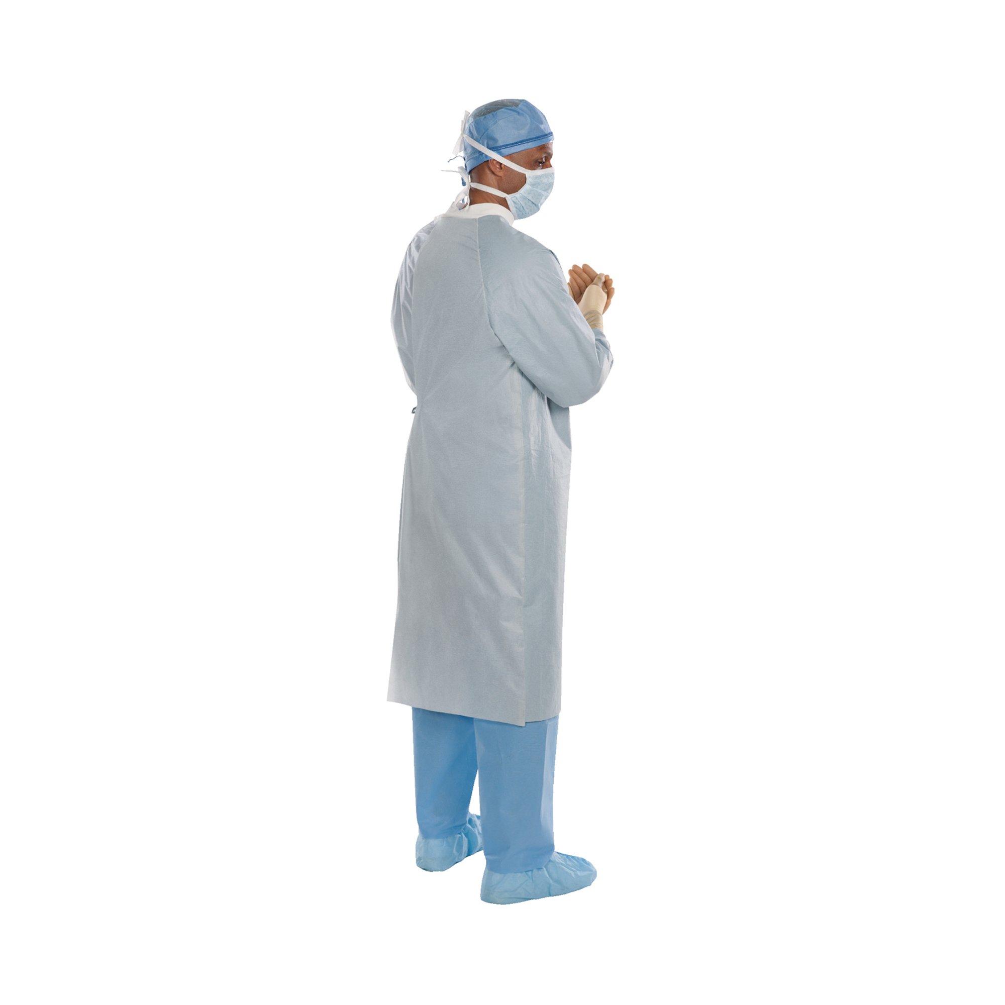 O&M Halyard Inc 44673 - Aero Chrome Surgical Gown with Towel, Large - 1/Each, 32/Case