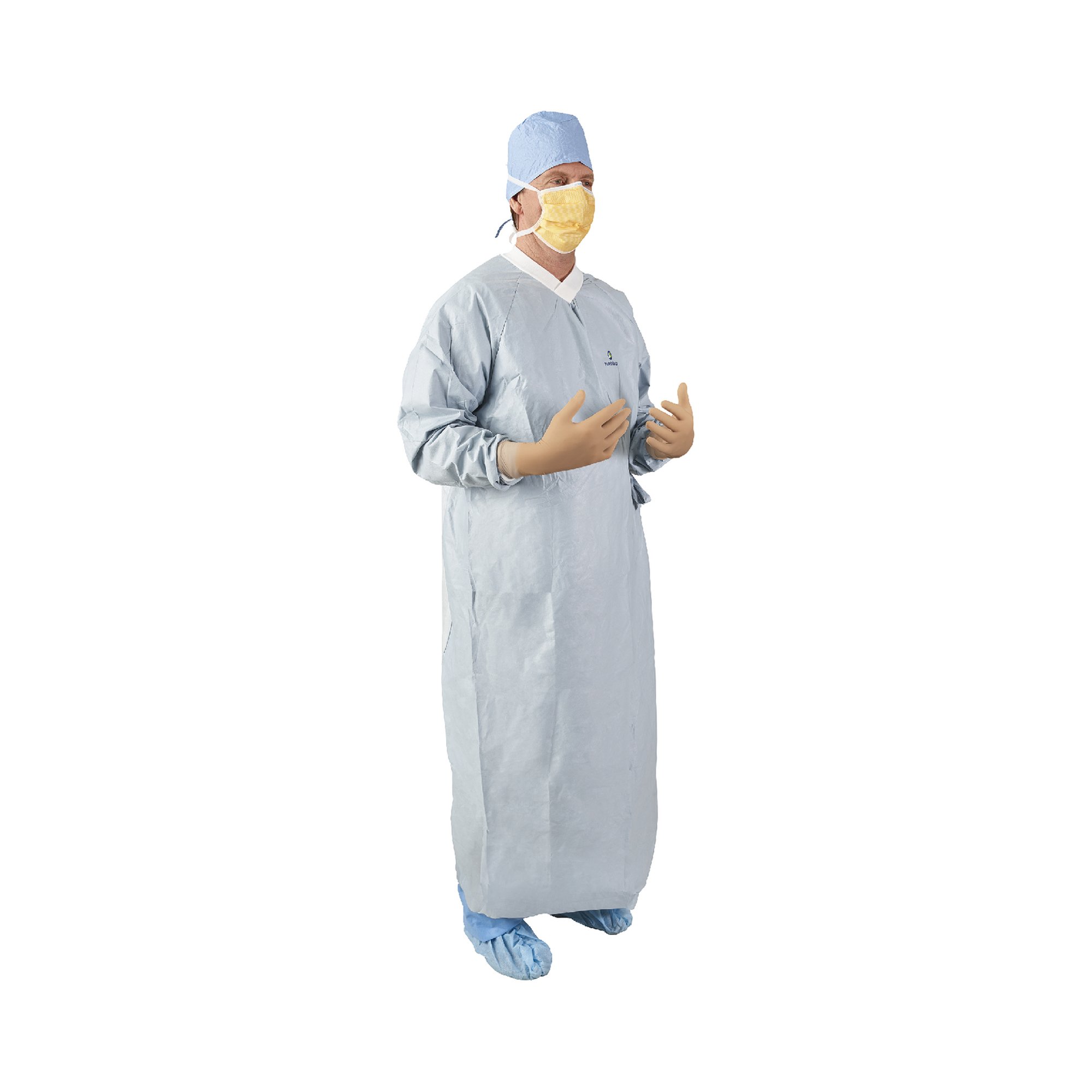 O&M Halyard Inc 44673 - Aero Chrome Surgical Gown with Towel, Large - 1/Each, 32/Case