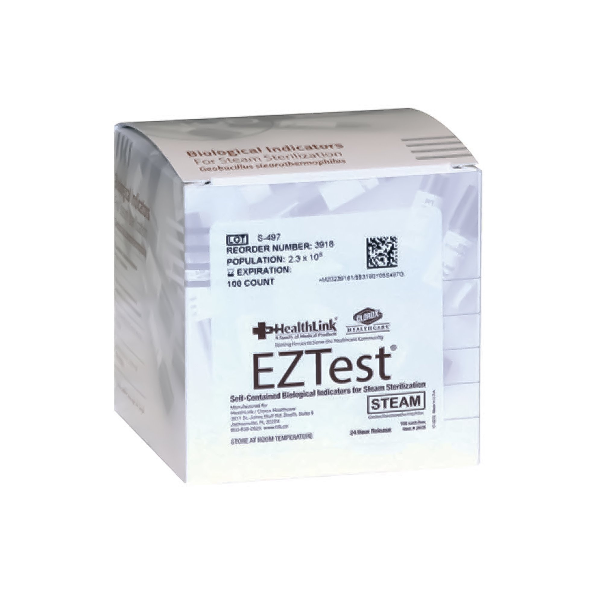 EDM 3 LLC 3917 - EZTest® Self-Contained Biological Indicators for Steam Sterilization - 25/Pack