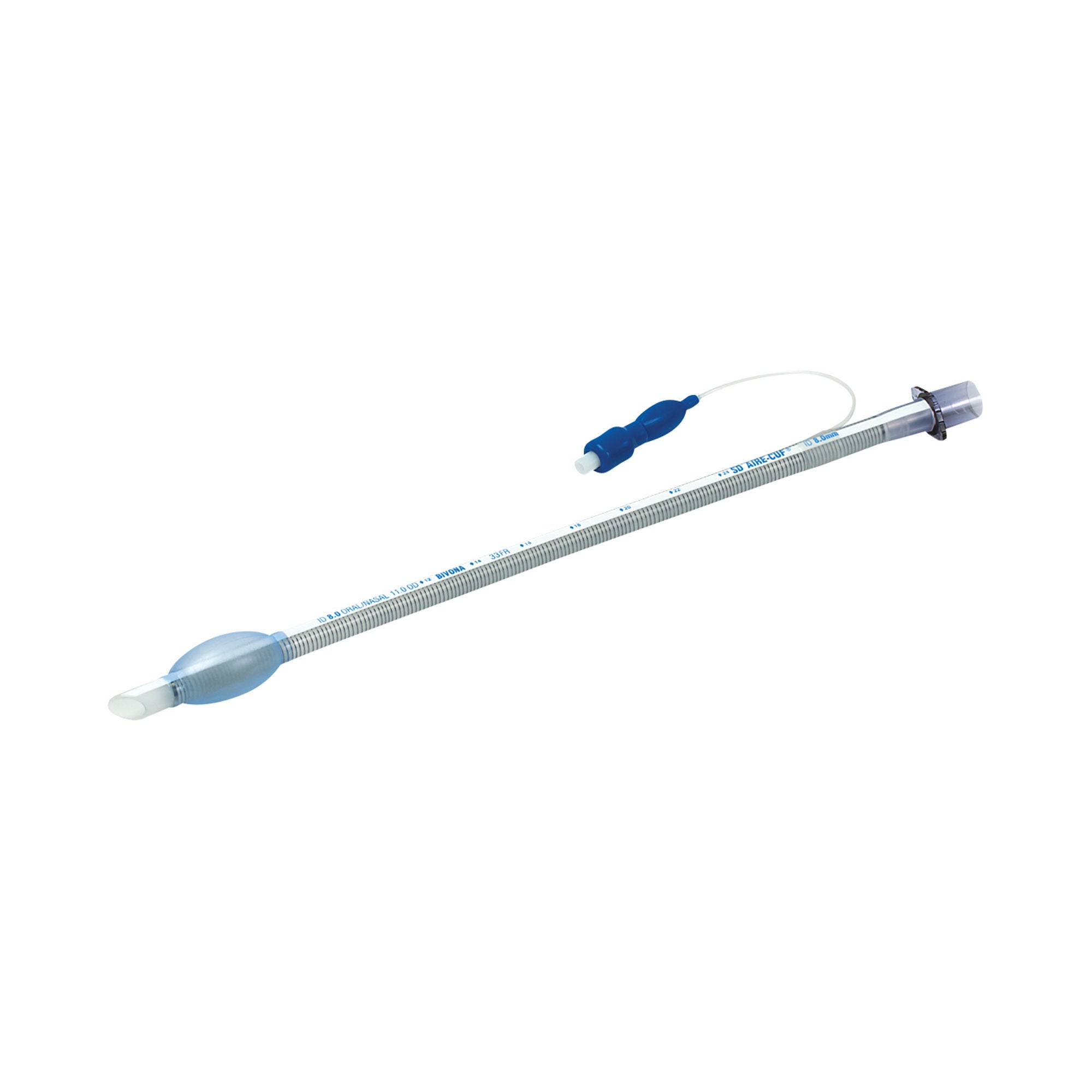 ICU Medical FKA Smiths Medical - 35W060 Cuffed Endotracheal Tube Bivona® 280 mm Length Curved 6.0 mm ID Adult Murphy Eye