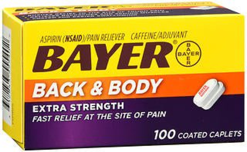 Bayer - 31284355540 Bayer® Back & Body Aspirin Pain Relief