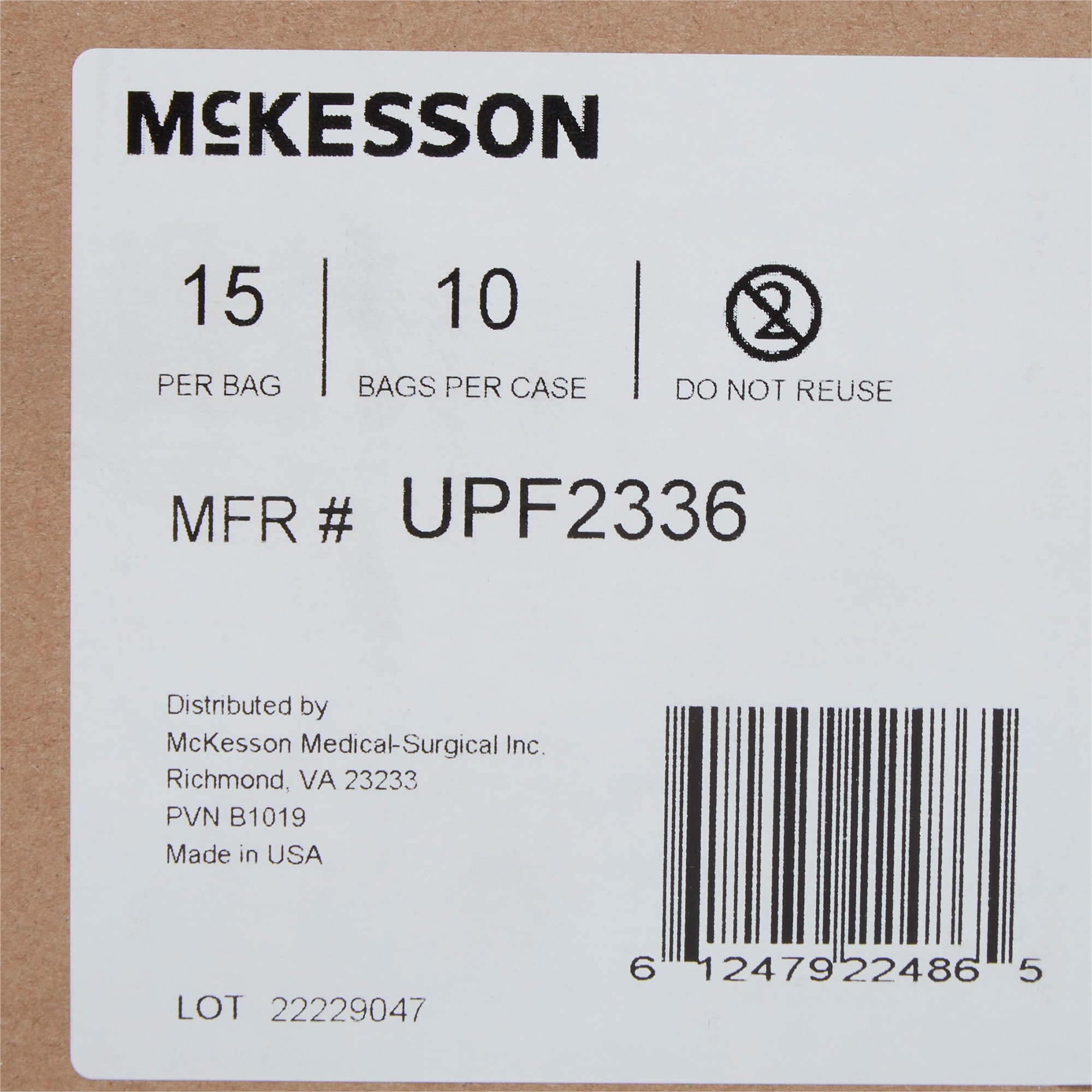 McKesson Brand UPF2336 - McKesson Classic Plus Fluff Light Absorbency Underpads, 23 x 36 Inch - 15/Bag, 150/Case